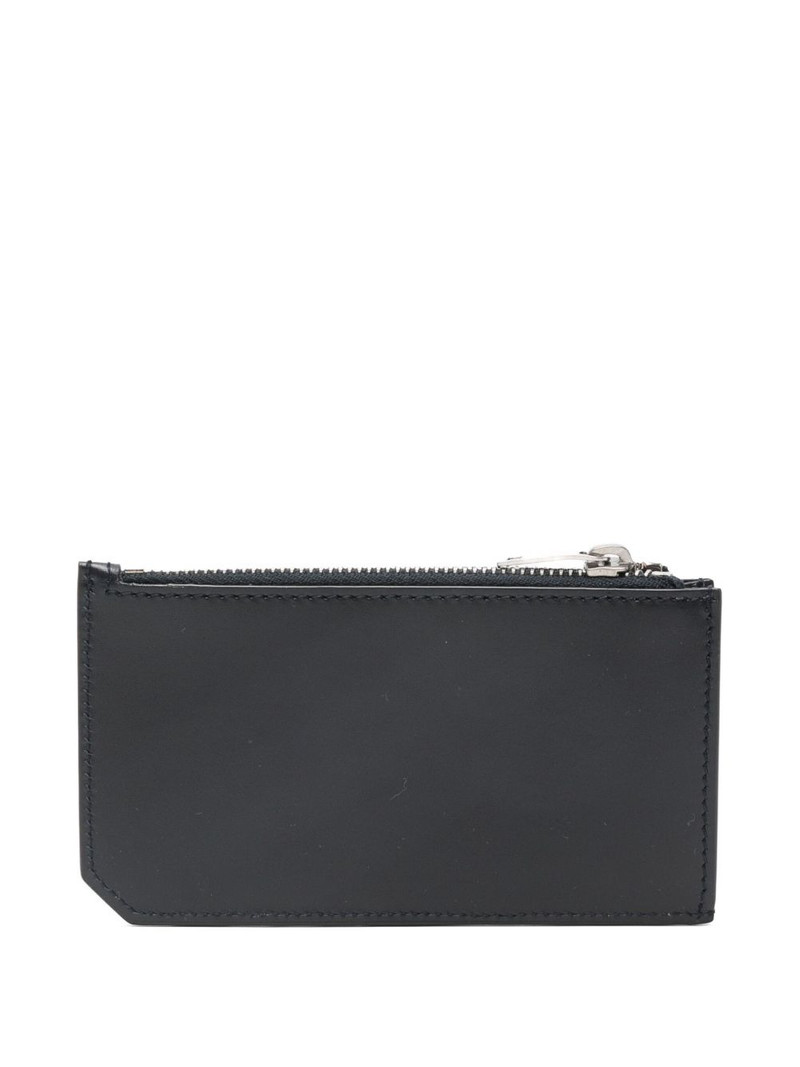 SAINT LAURENT zip-top card holder outlook