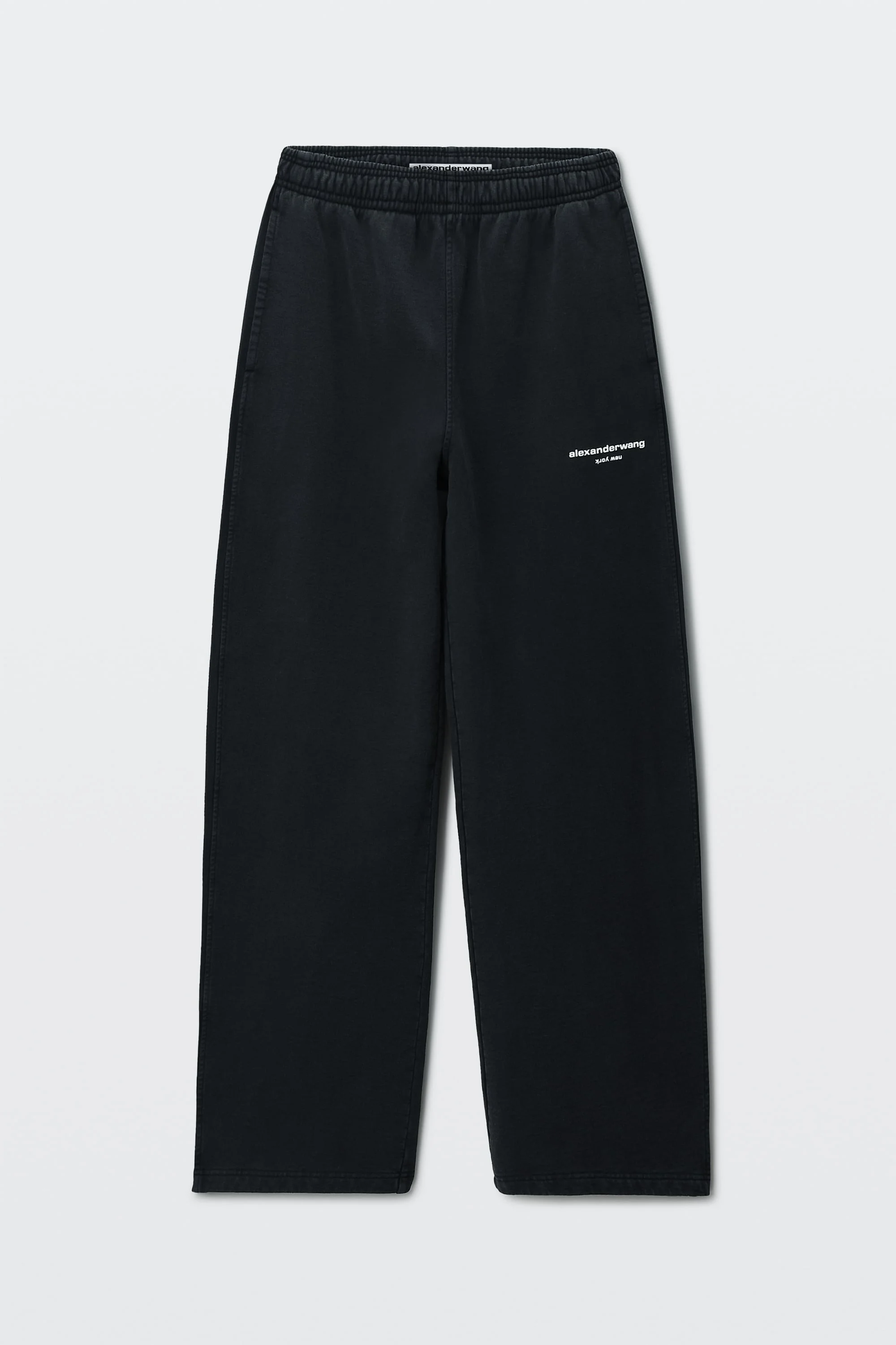 LOGO PRINT MID-RISE OVERSIZED SWEATPANT - 1