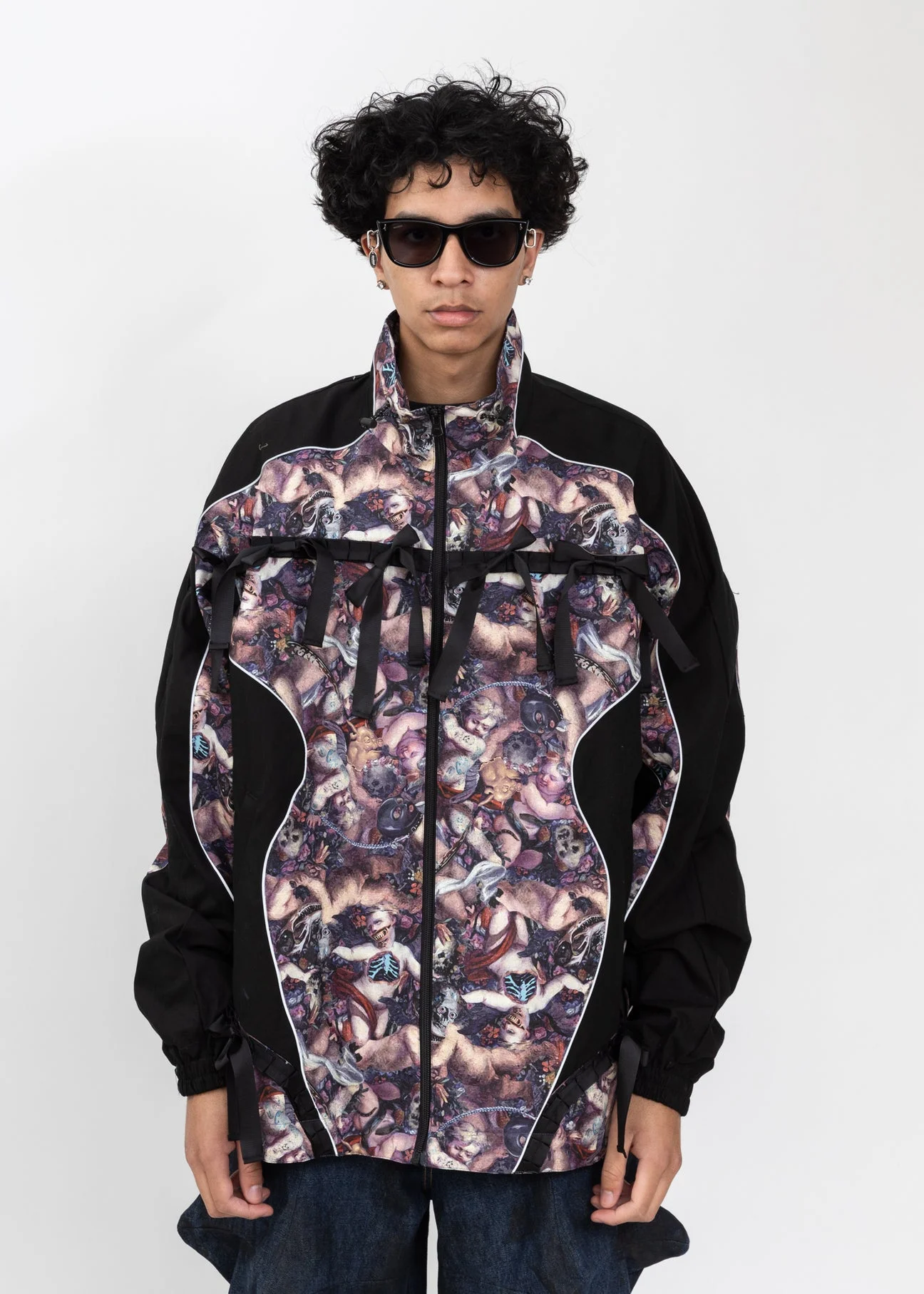 Multi Color Ribbon Track Jacket - 1
