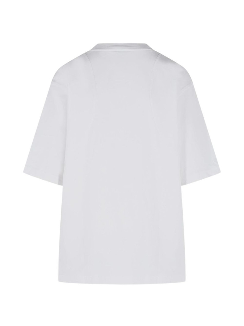 adidas ribbed logo T-shirt outlook
