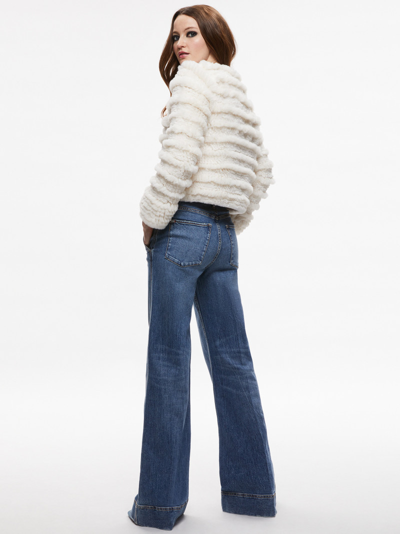 FAWN FAUX FUR TEXTURED JACKET 2