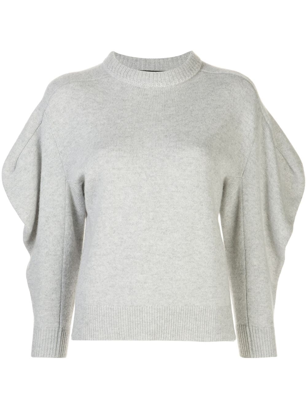 draped sleeve jumper - 1