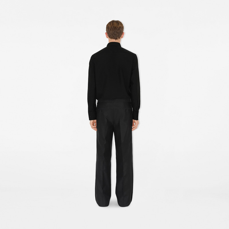 Slim Fit Cotton Silk Tuxedo Shirt 4