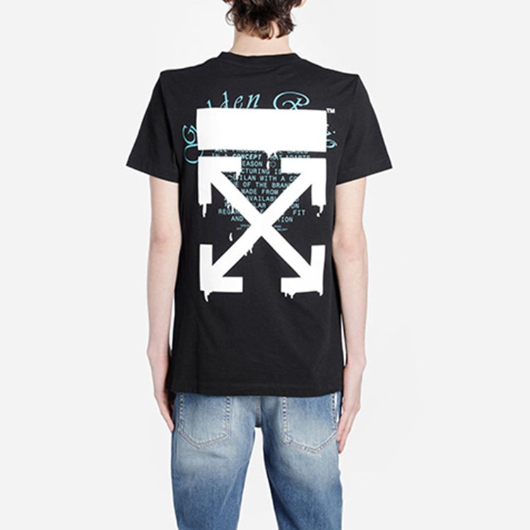 Off-White C/O Virgil Abloh Men'S Black Fibonacci Dripping Arrows Slim OMAA027R201850051001 - 5