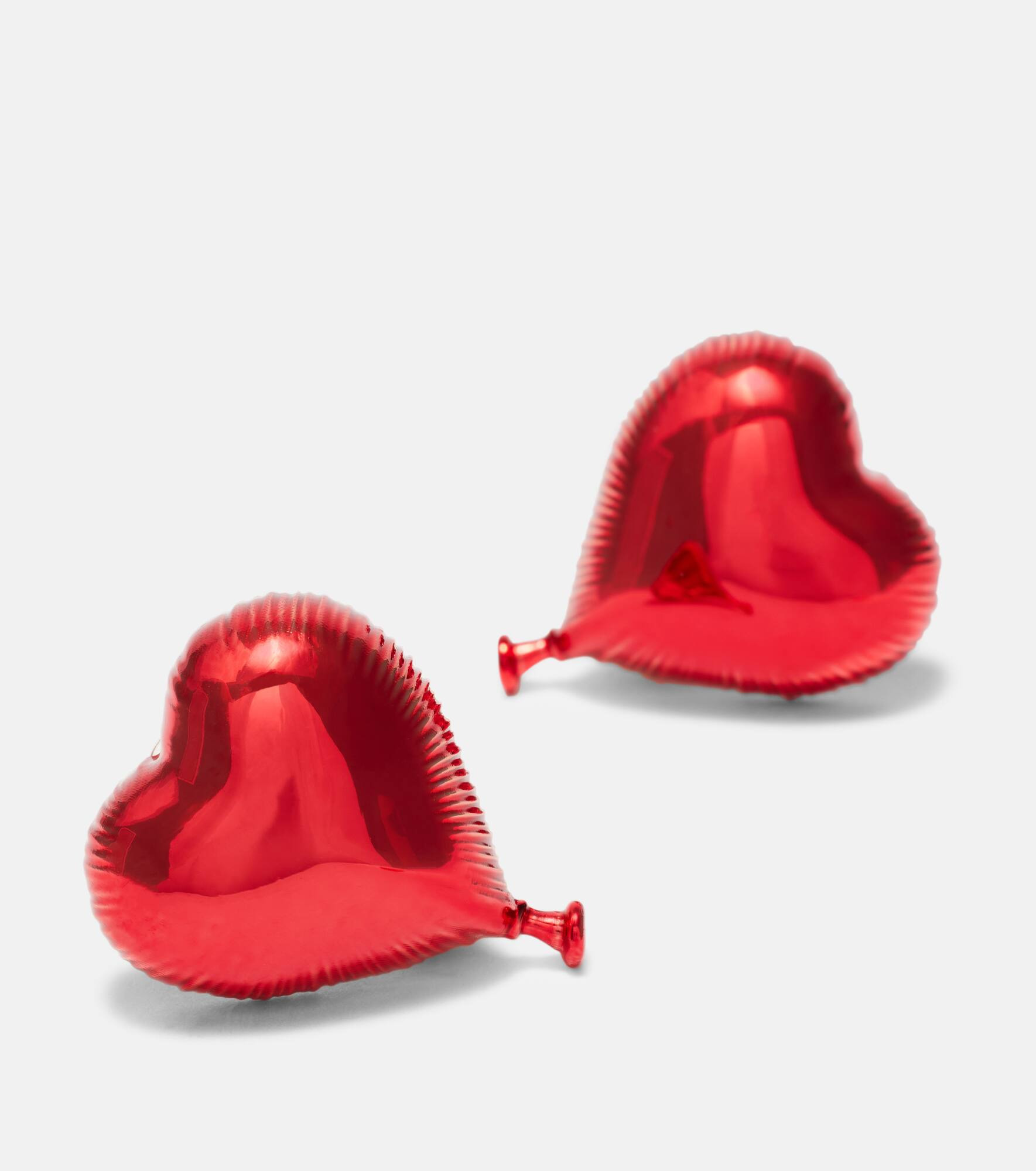 Heart Balloon clip-on earrings - 4