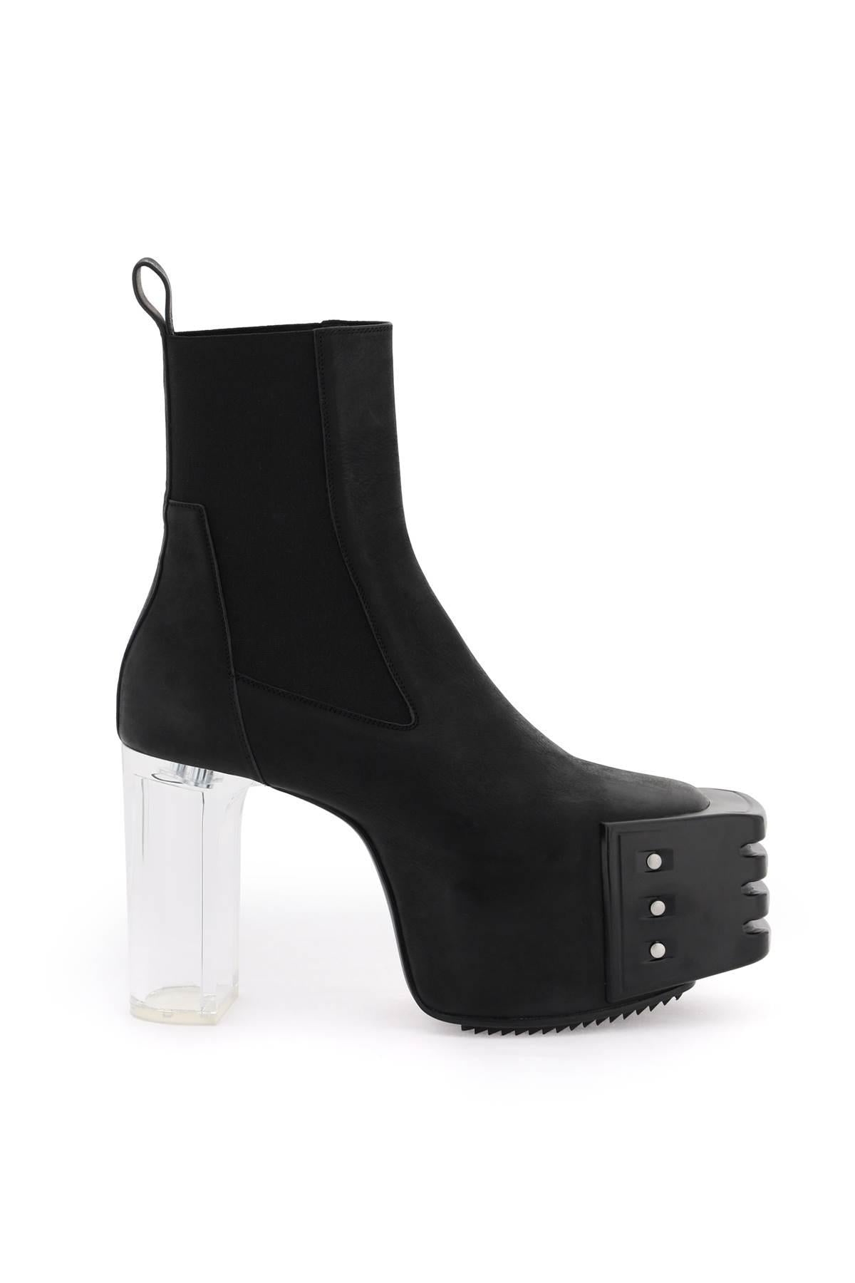 Platform heeled ankle boots - 1