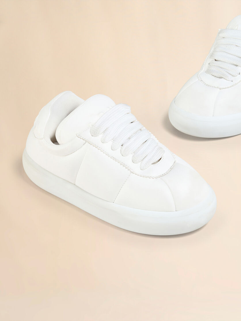 WHITE LEATHER BIGFOOT 2.0 SNEAKER - 5