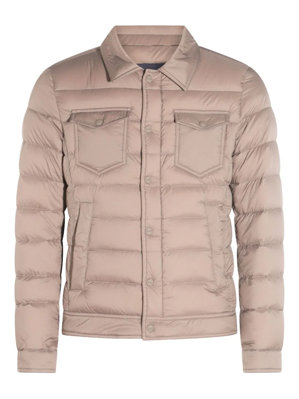 padded snap-button jacket - 1