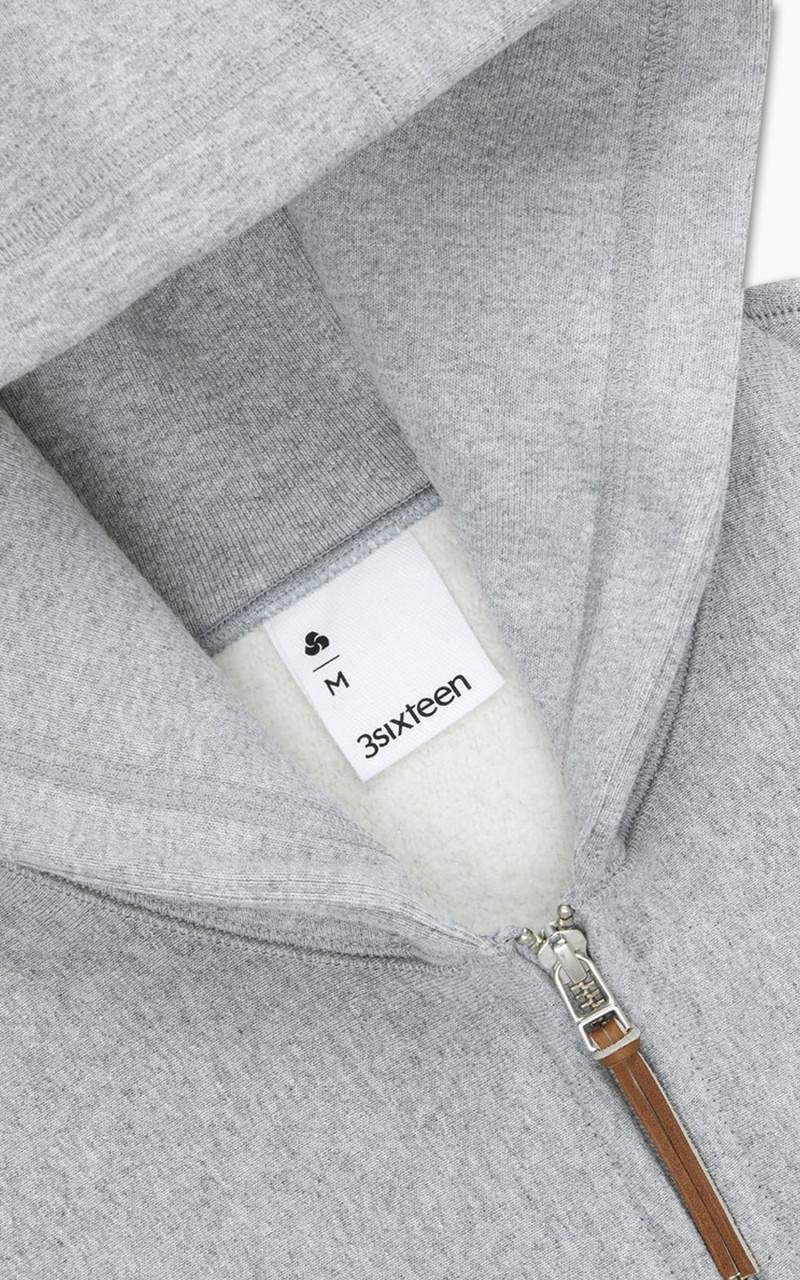 HEAVYWEIGHT ZIP HOODY GREY - 9