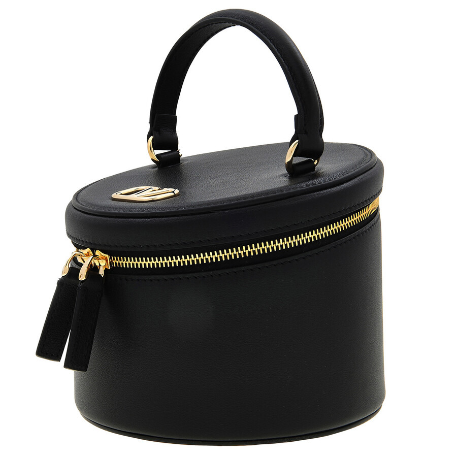 Valentino V Logo Signature Leather Vanity Case - 3