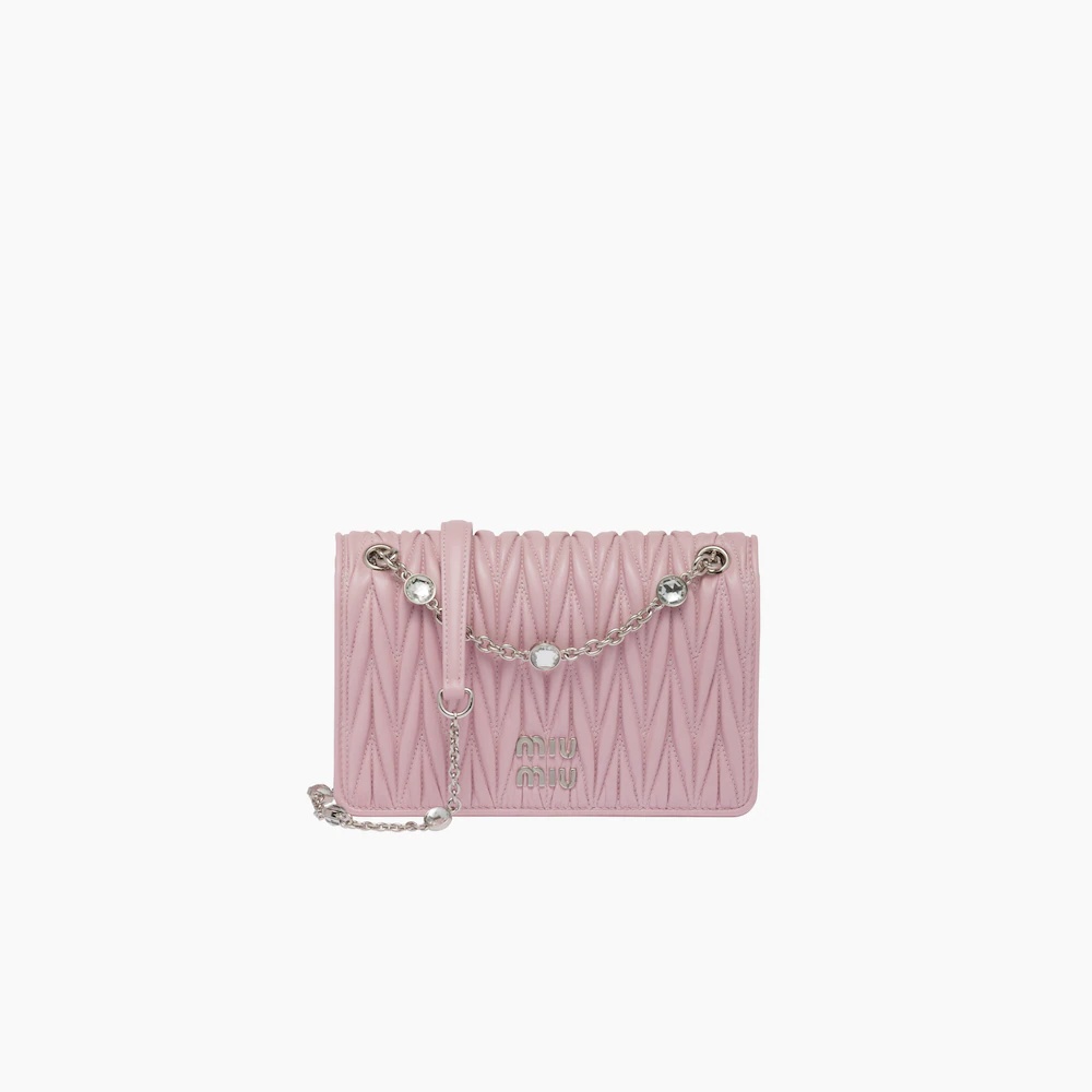 Matelassé nappa leather mini-bag - 1