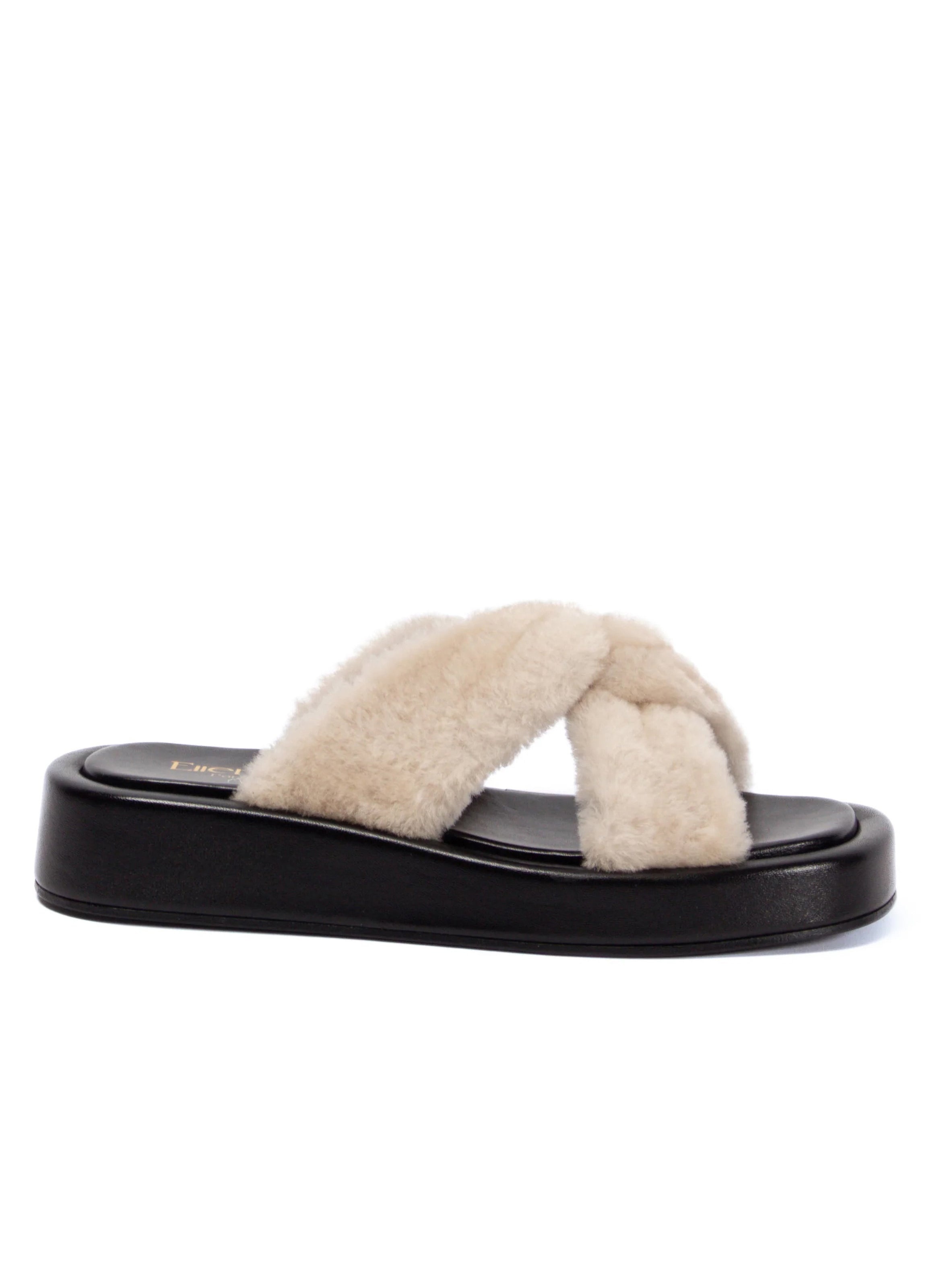 Tresse Shearling Black/ Beige - 5