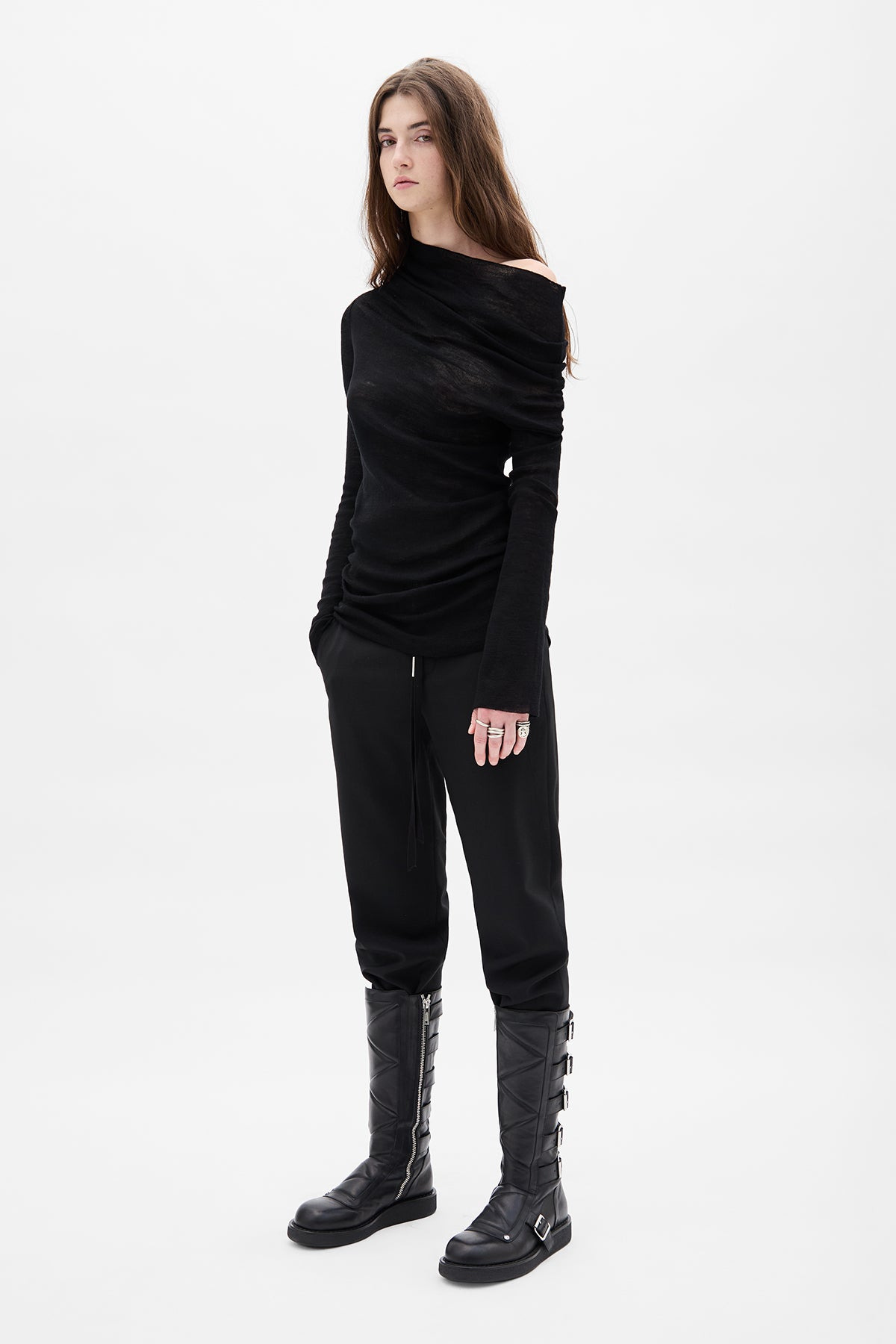 TIzziana Knitted Long Sleeve Top - 4