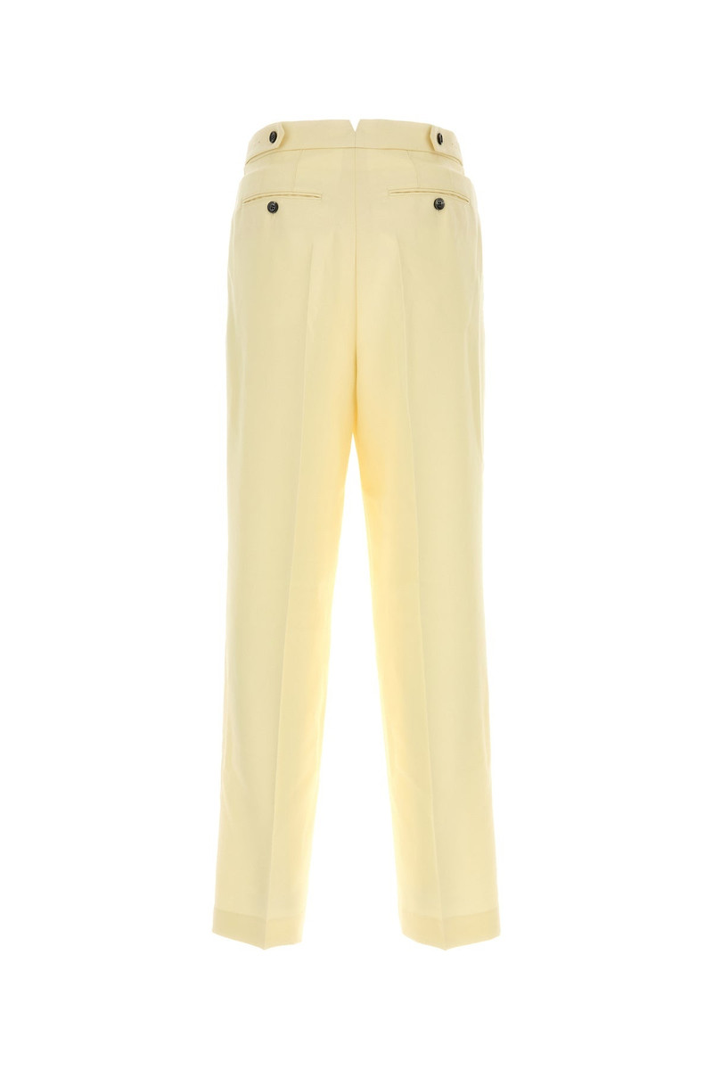 Yellow pastel wool pant 2