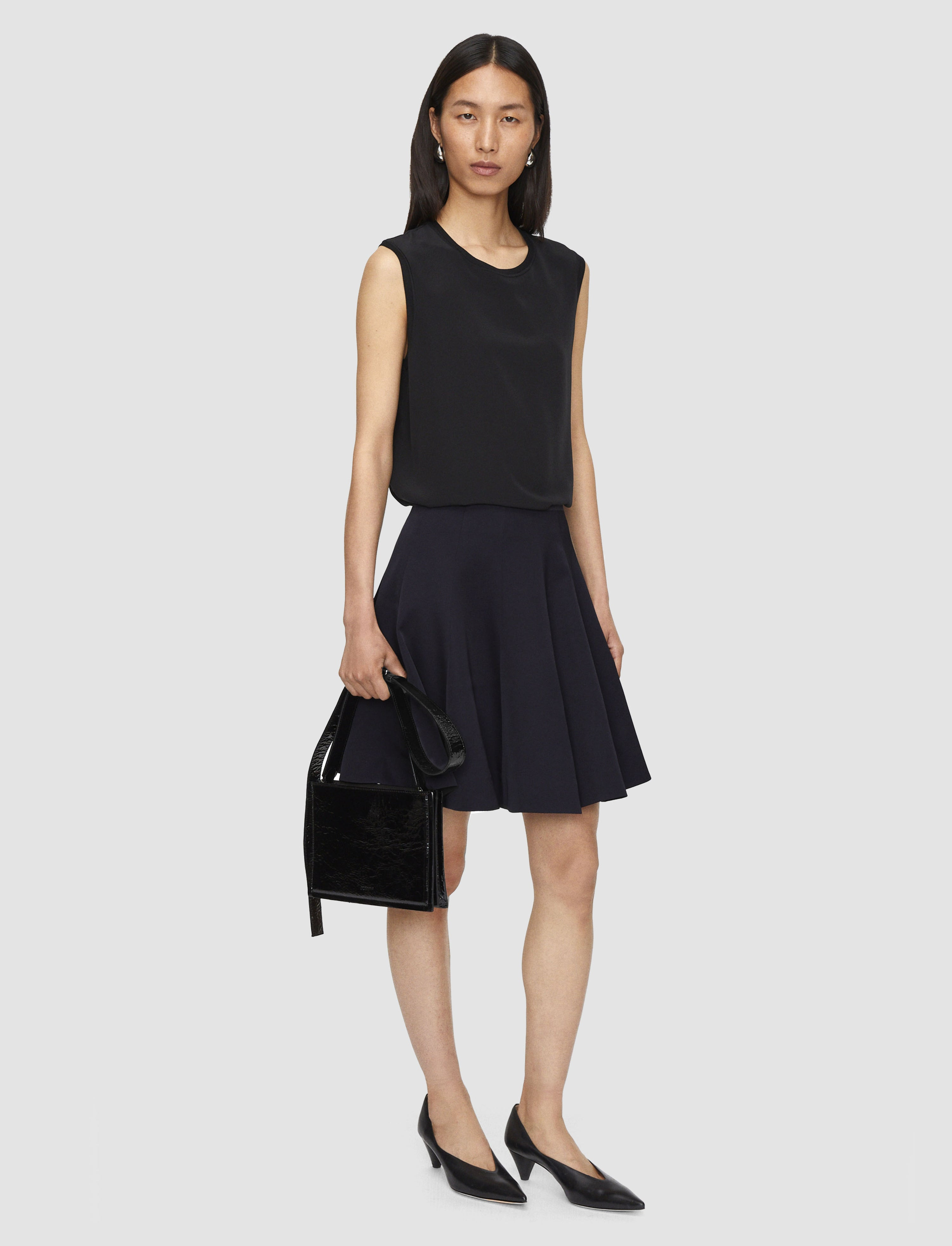 Becca Viscose Crepe Mini Skirt - 2
