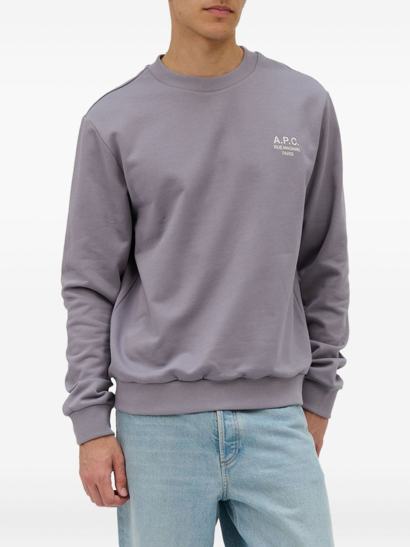 logo-detail crew-neck sweatshirt 1