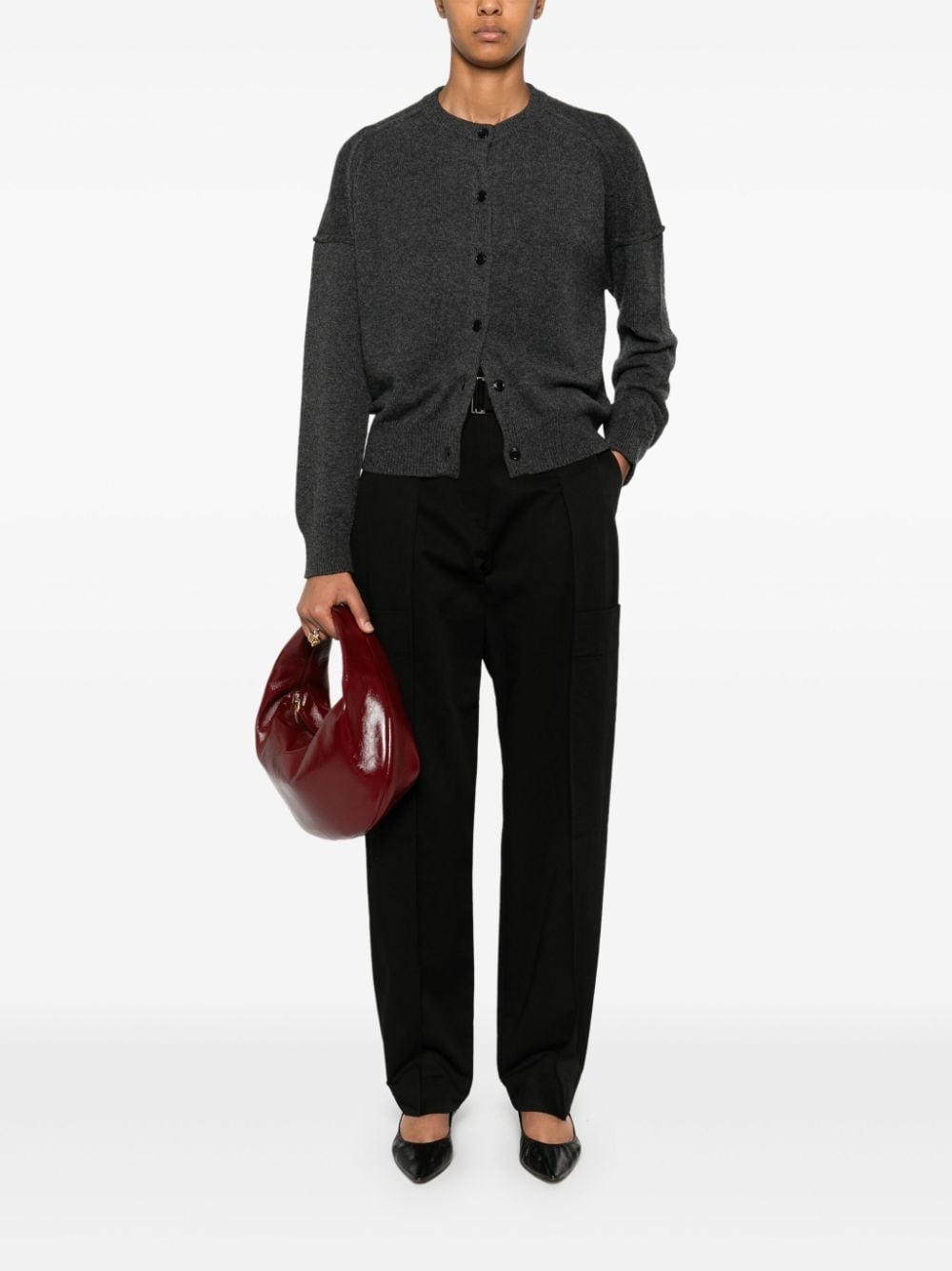 cotton belted trousers - 2