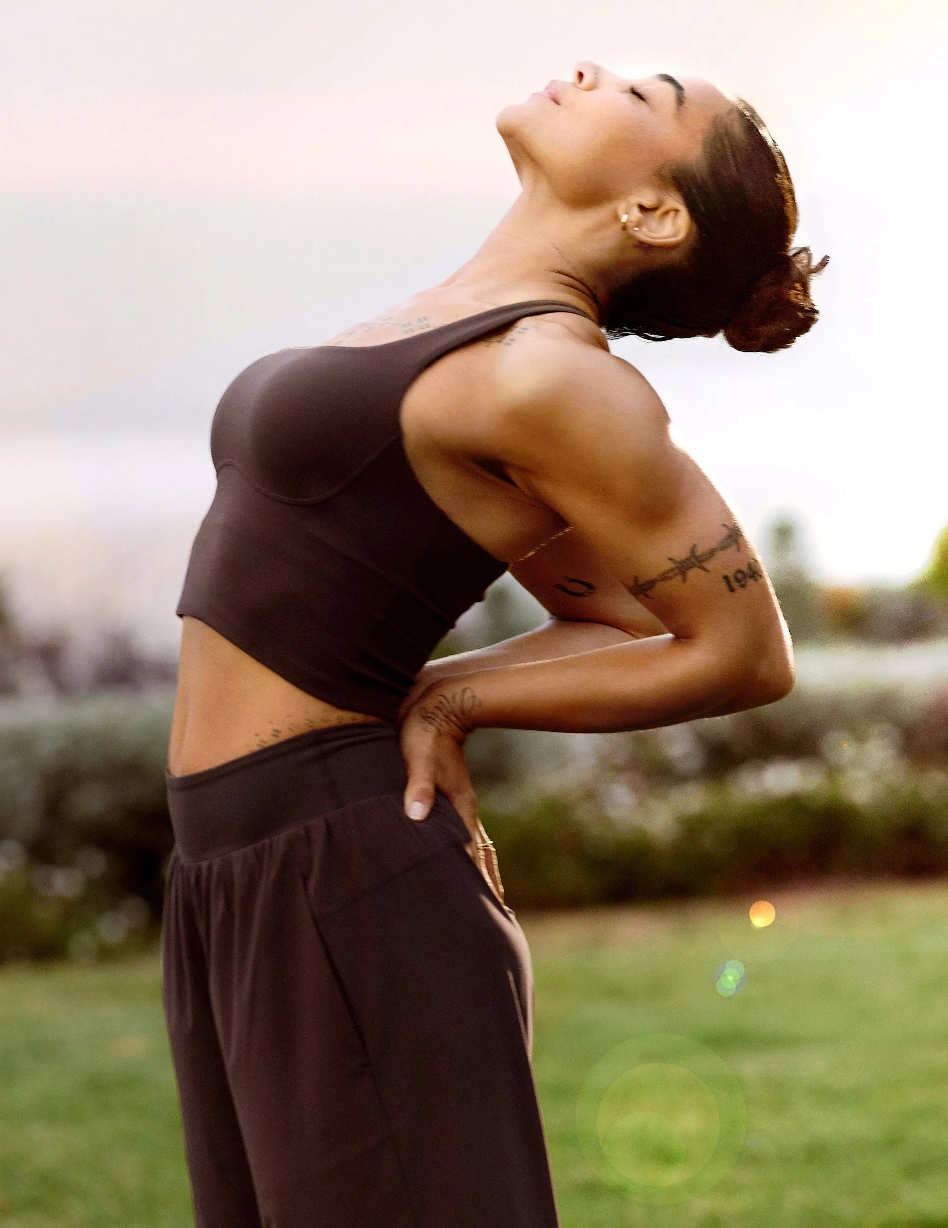 glowzone™ Medium Impact Cropped Tank - 1