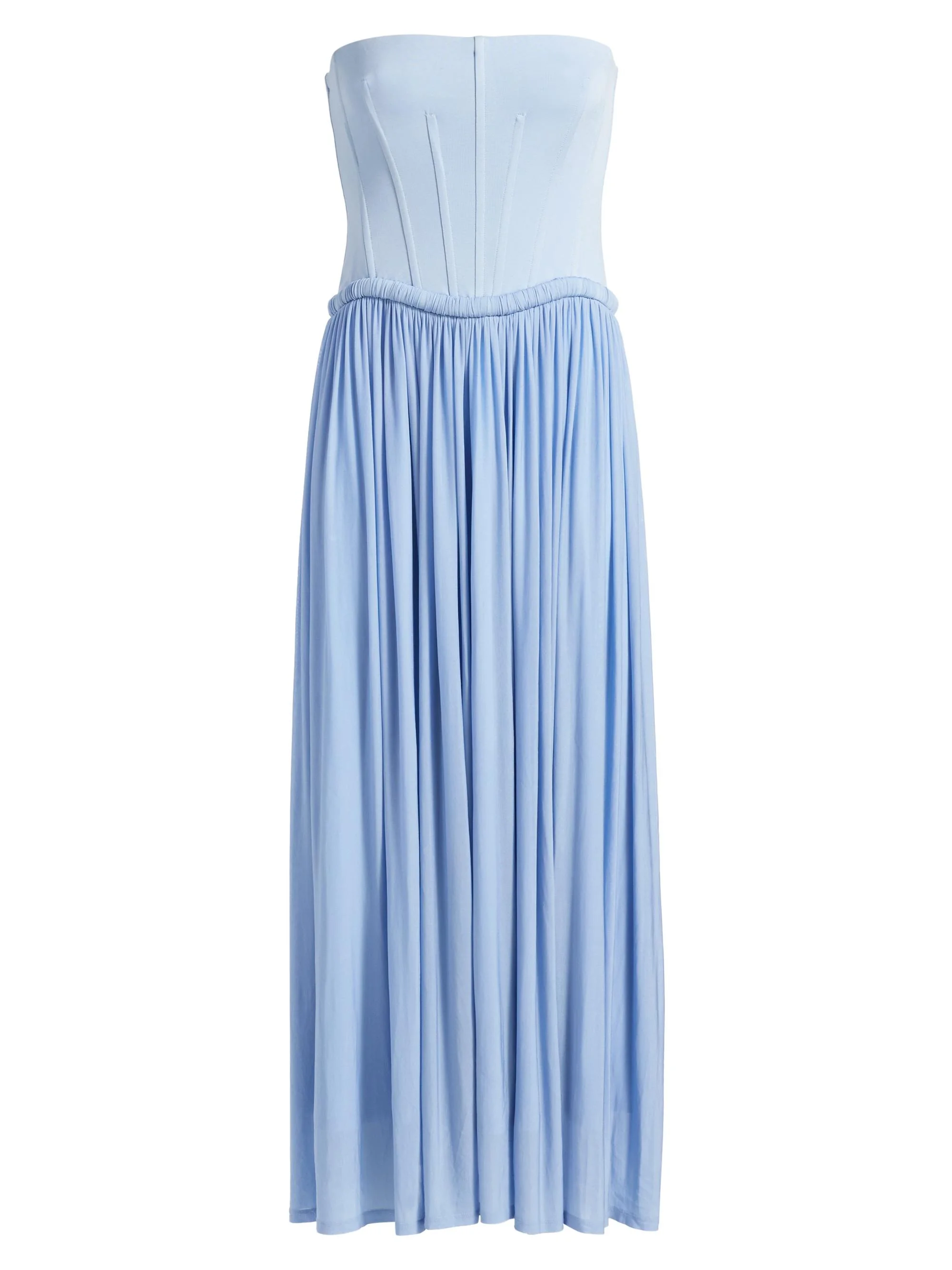 Women's Adalys Corset Ruched Maxi Dress - Tidepool - 1