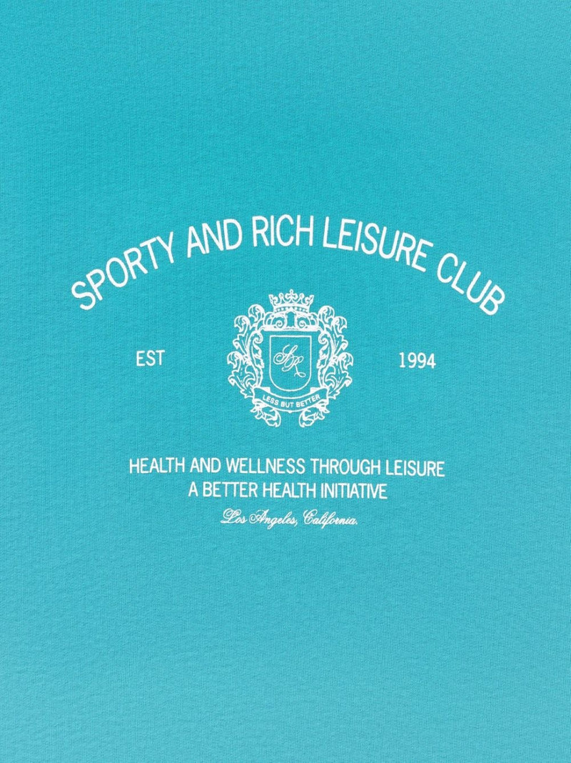 Sporty & Rich slogan-print crew-neck sweatshirt outlook