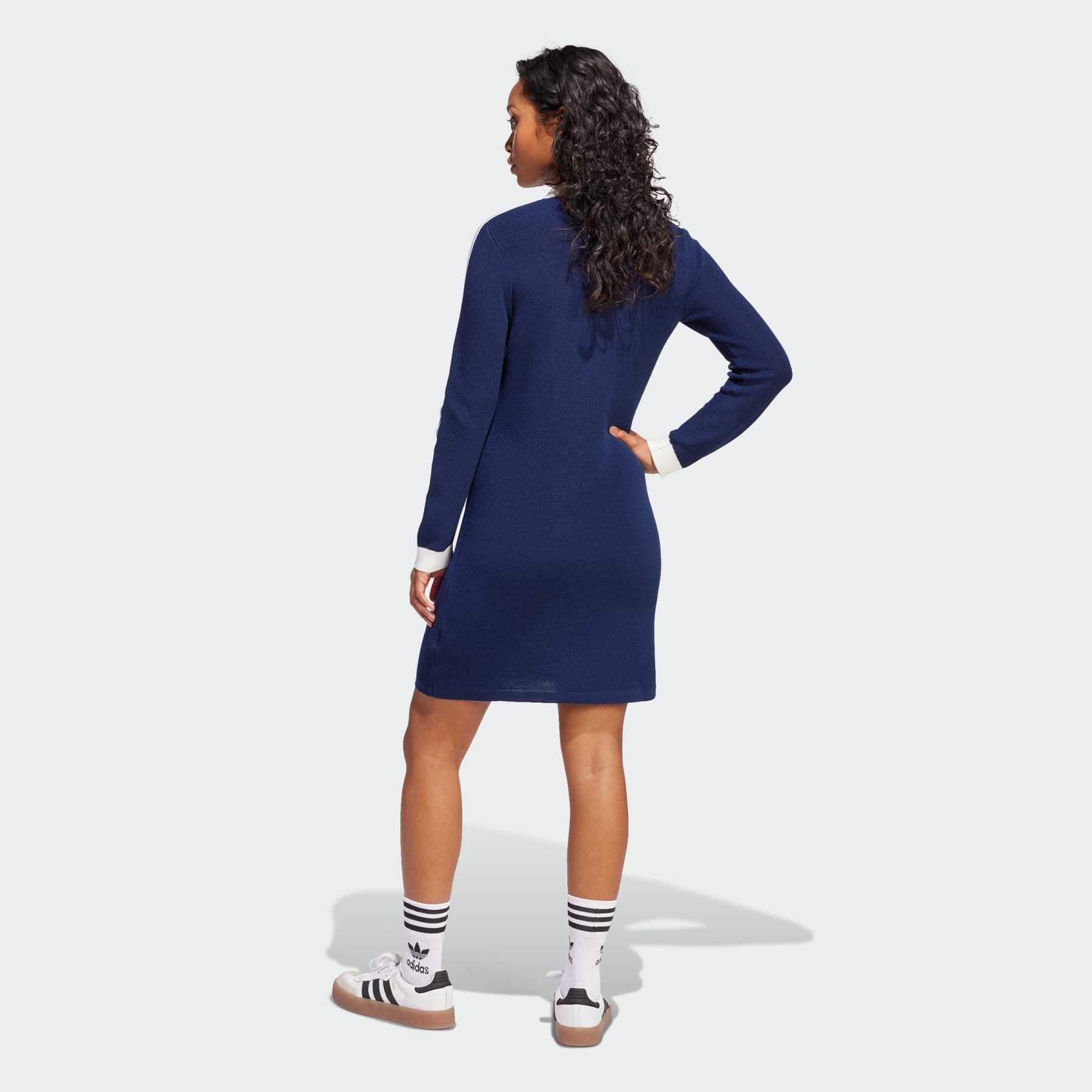 ☆Adidas☆Originals POLO DRESS Noble Indigo adidas Knitted Polo Dress | REVERSIBLE