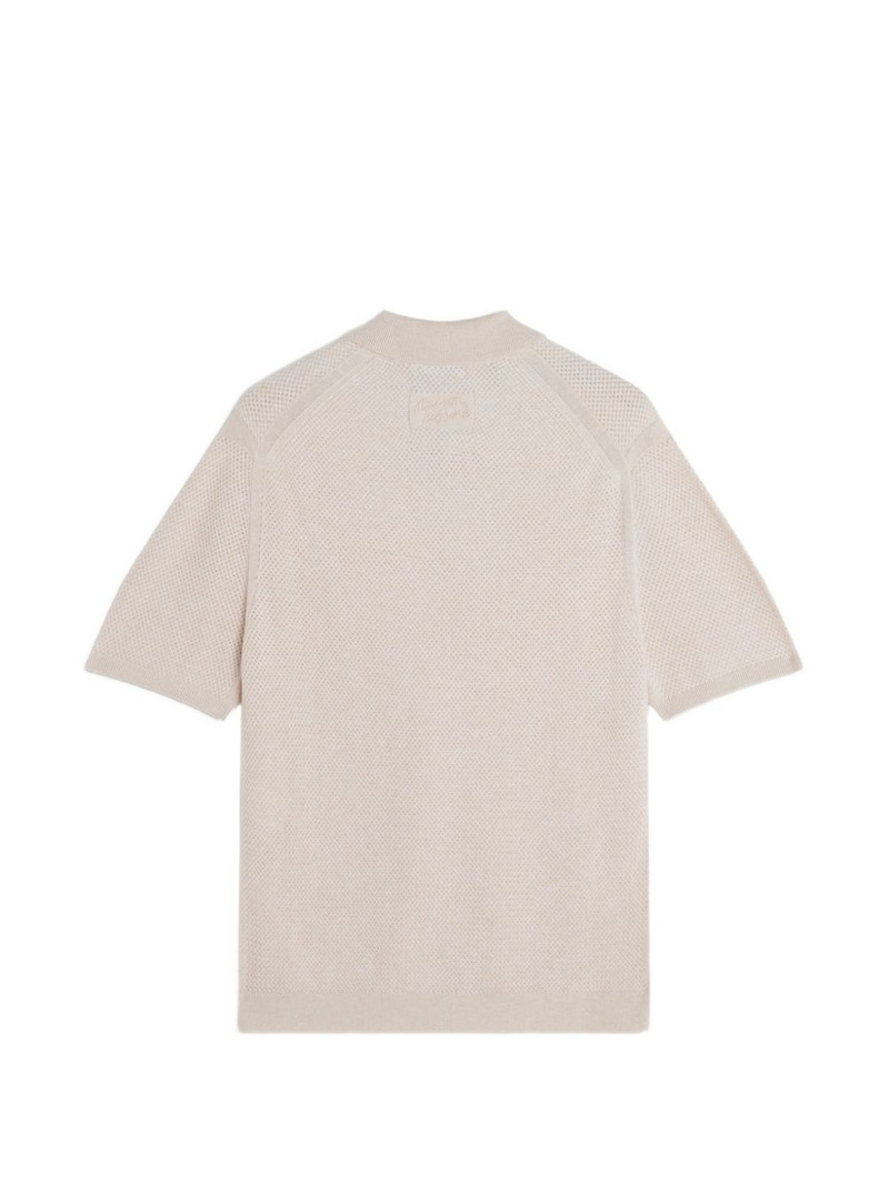 Maison Kitsuné knitted polo shirt outlook
