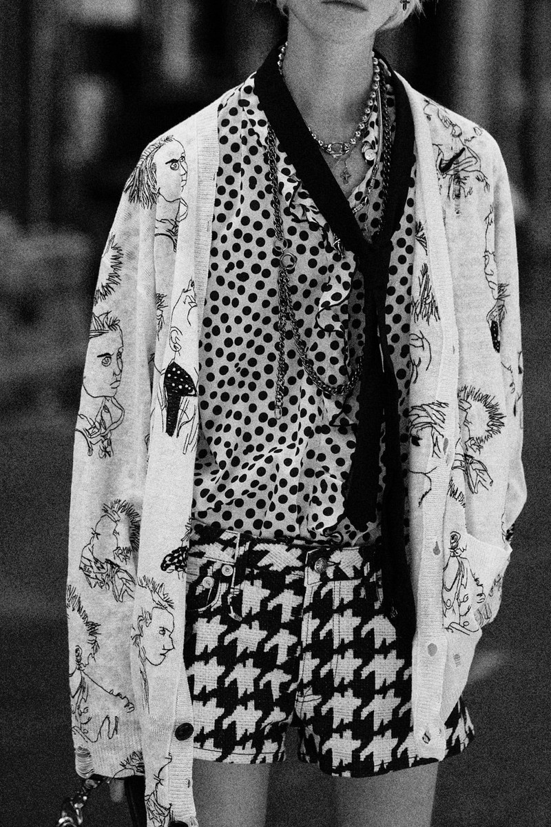 PRINTED BOYFRIEND CARDIGAN 3