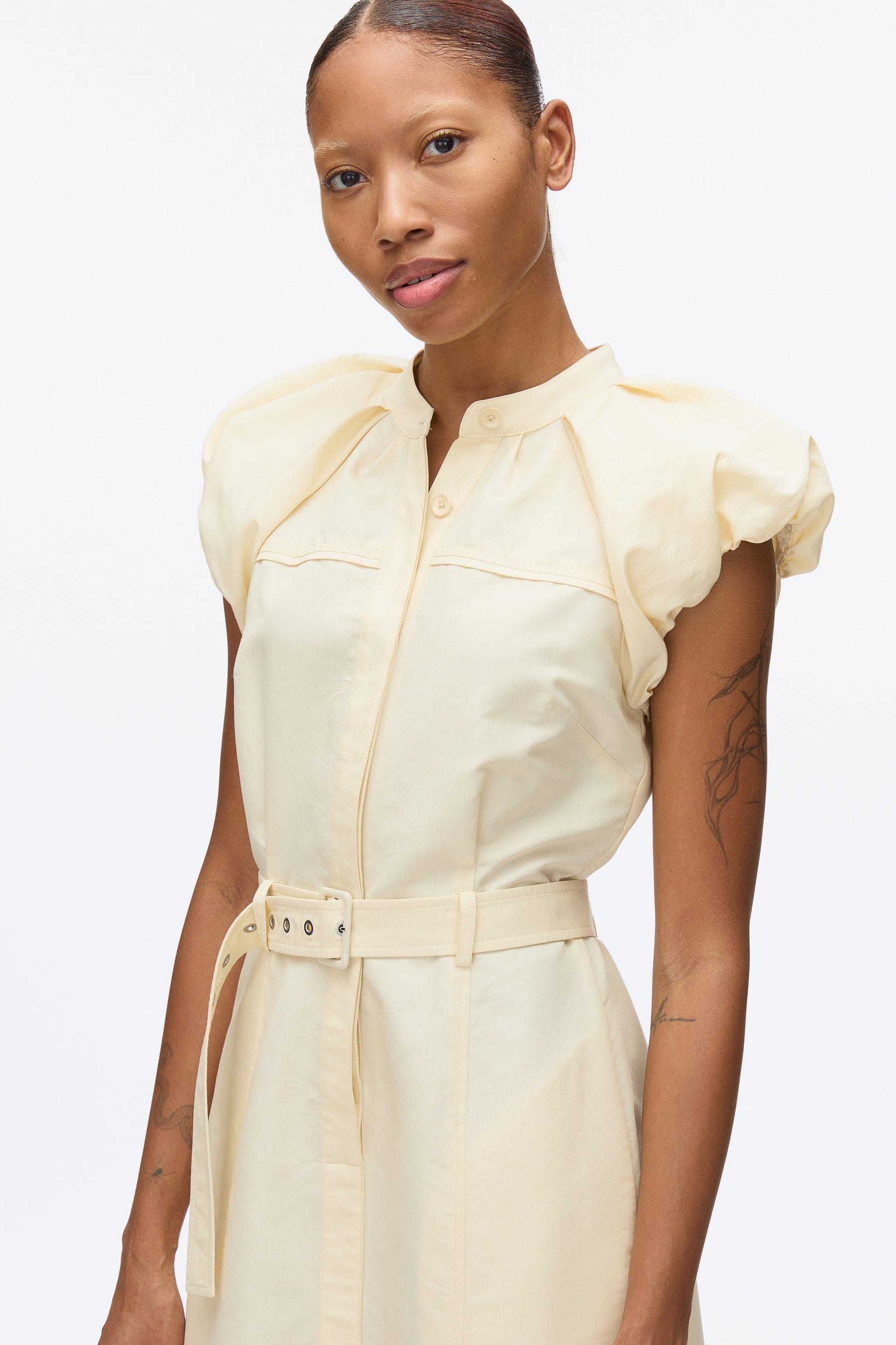 Cloud Sleeve Shirt Dress - 6