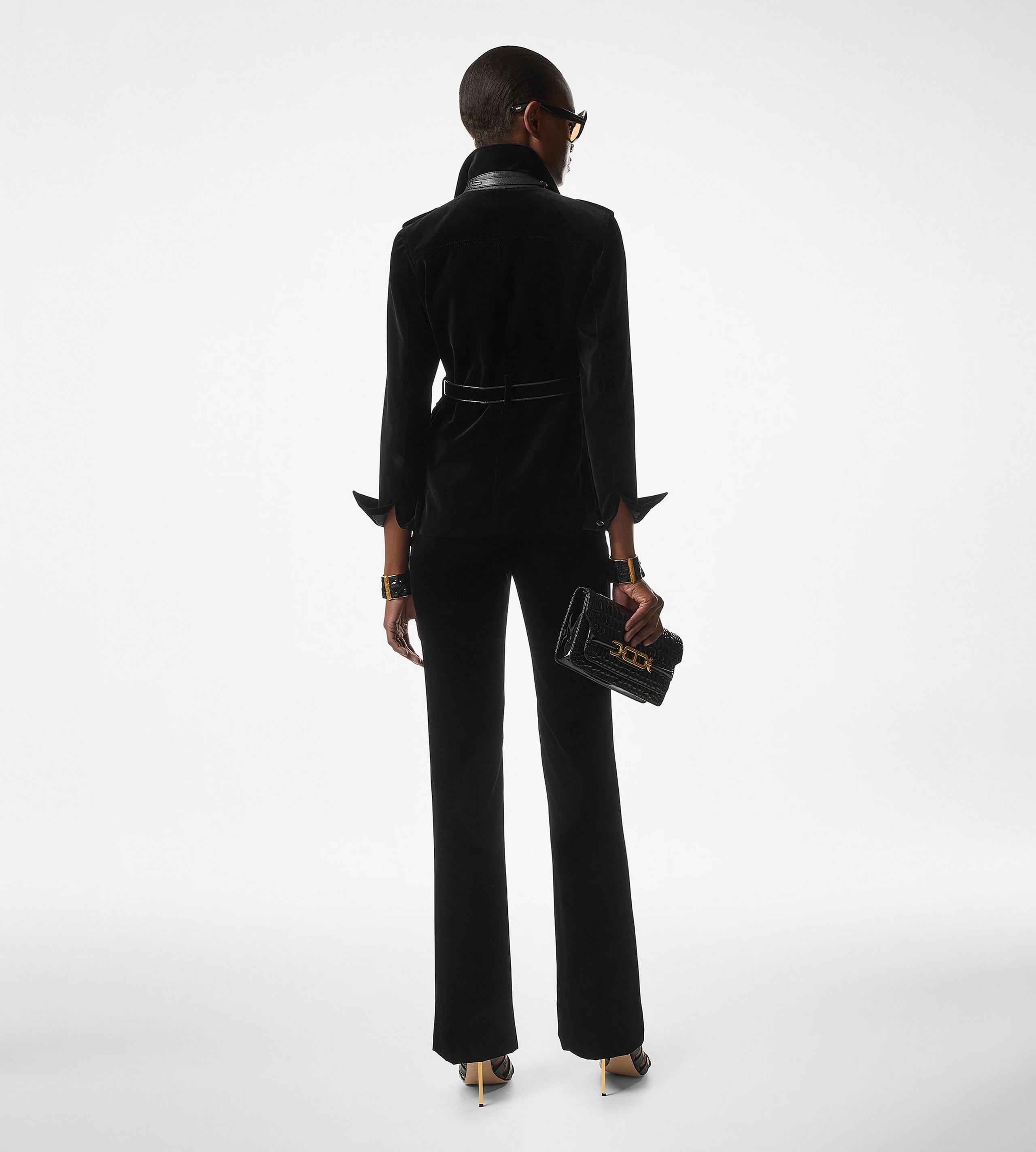 VELVET "WALLIS" TAILORED FLARE PANTS - 4