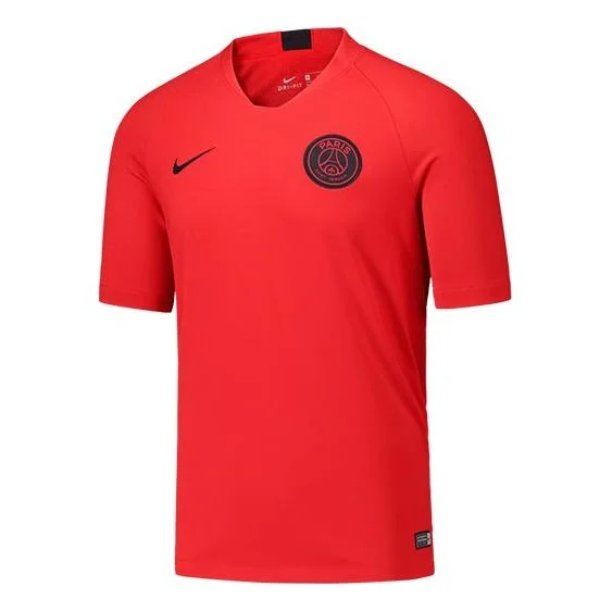 Men's Nike Paris Saint-Germain 19-20 Season Greater Paris Tournament Training Short Sleeve Red T-Shi - 1