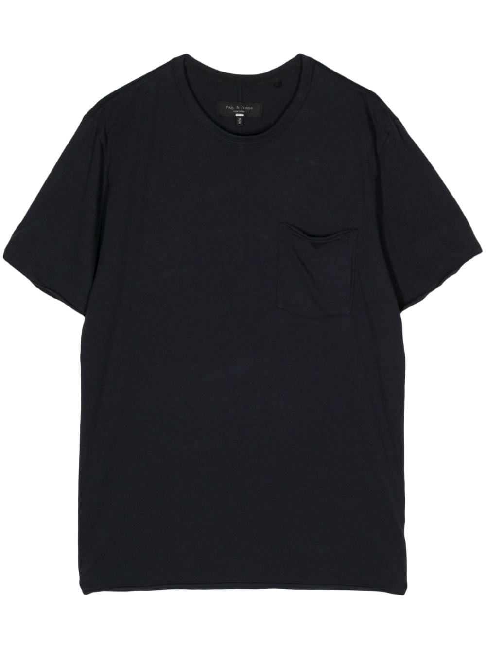 【関税込み】rag & bone ネイビー Miles Tシャツ Rag & Bone Miles Cotton T-shirt | Blue | FARFETCH AZ