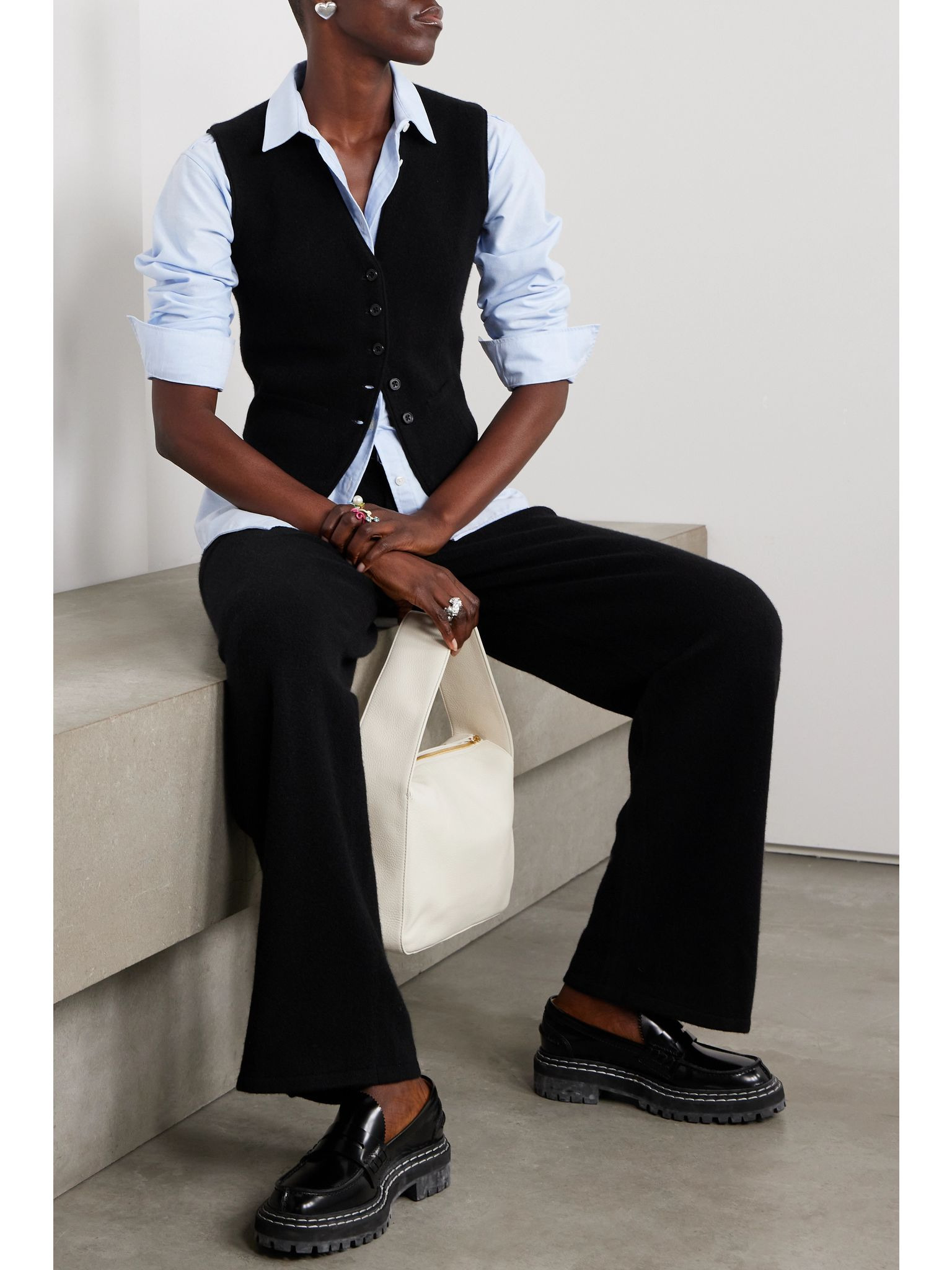 Cashmere vest Black - 2