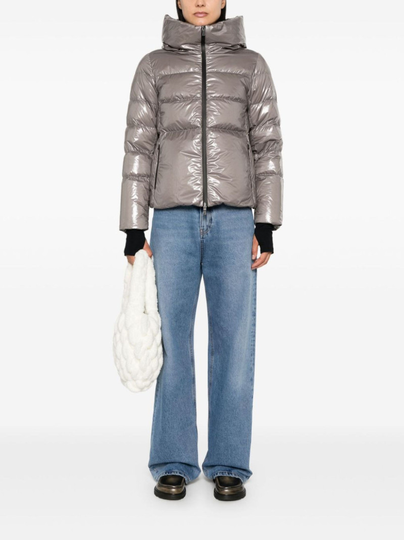 Herno hooded puffer jacket outlook