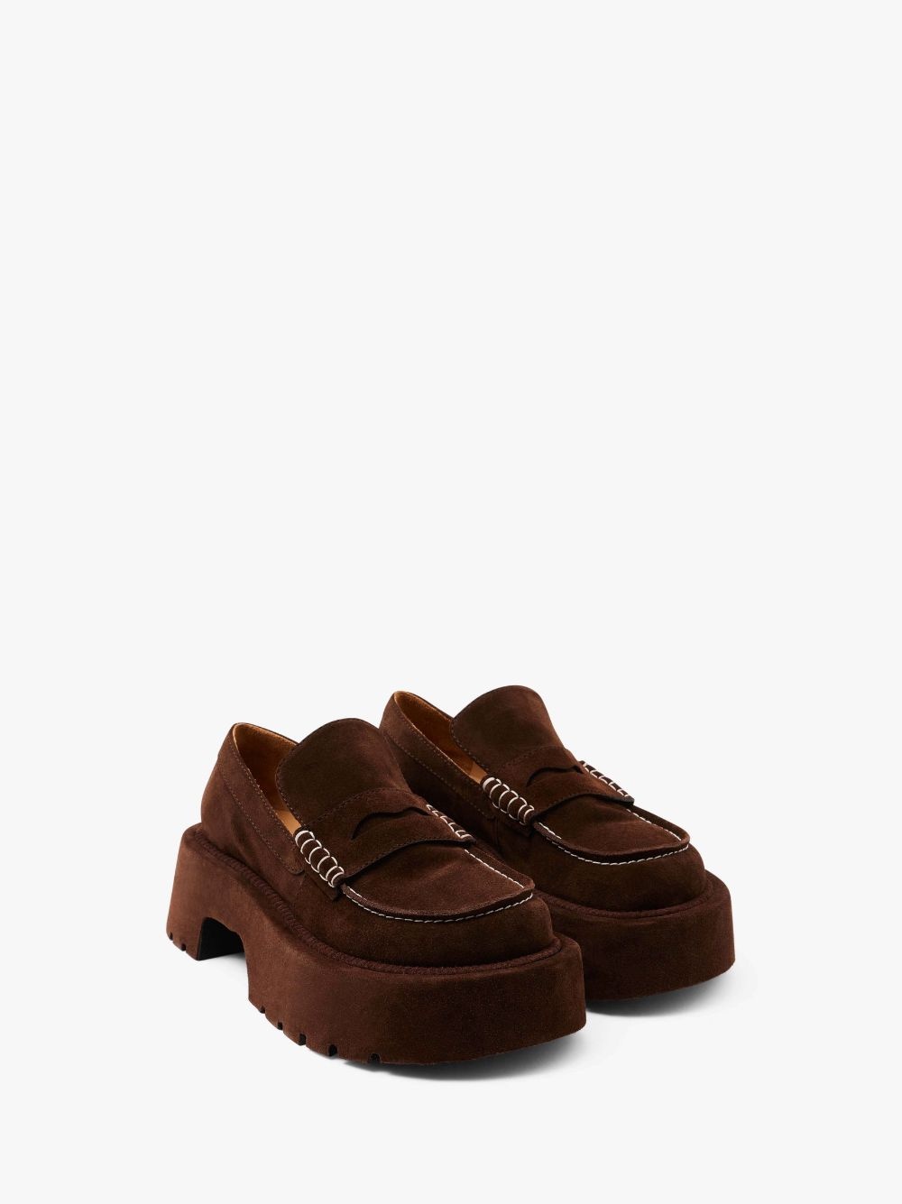SUEDE PLATFORM MOCCASINS - 2