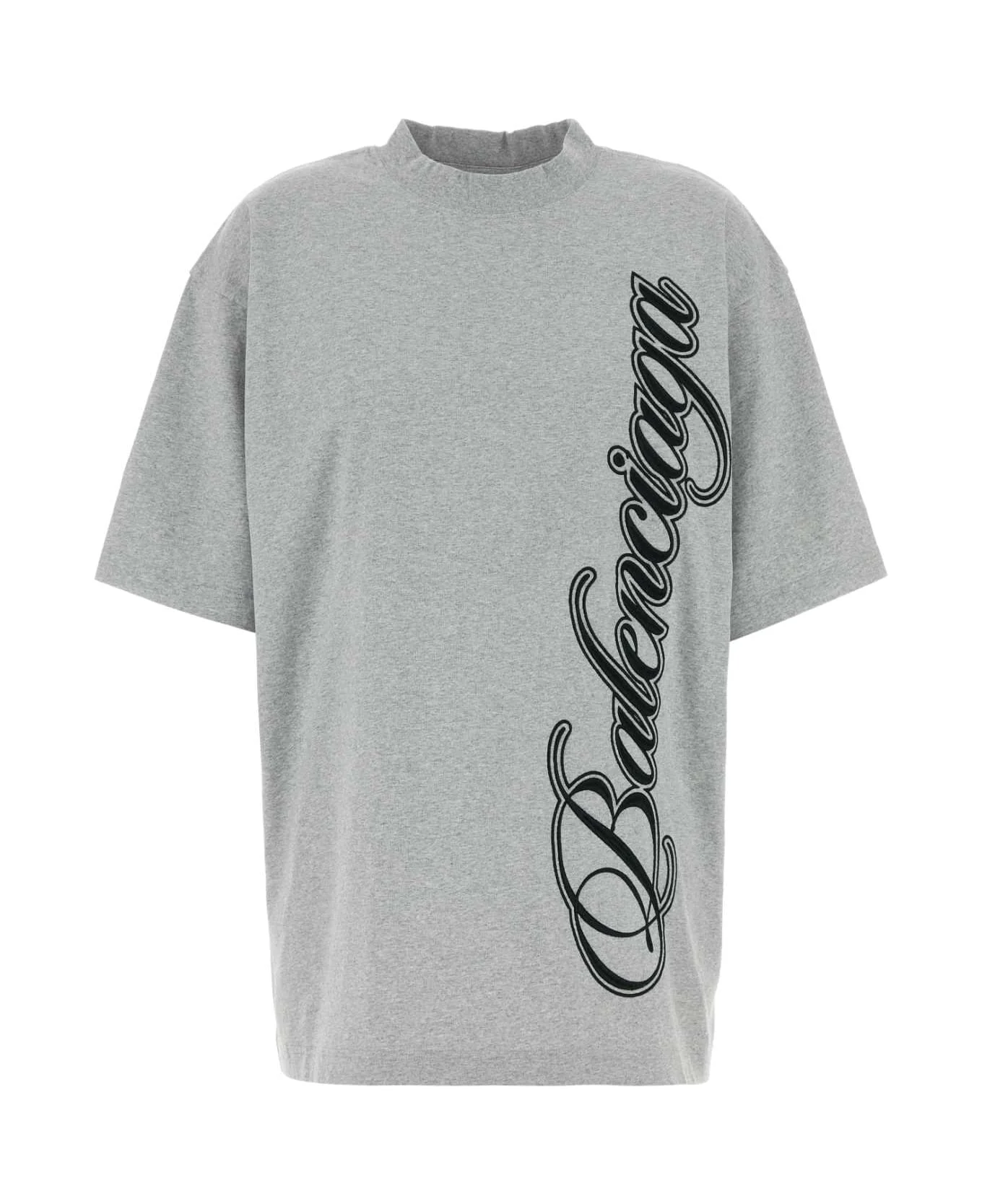 Grey Cotton Oversize T-shirt - 1