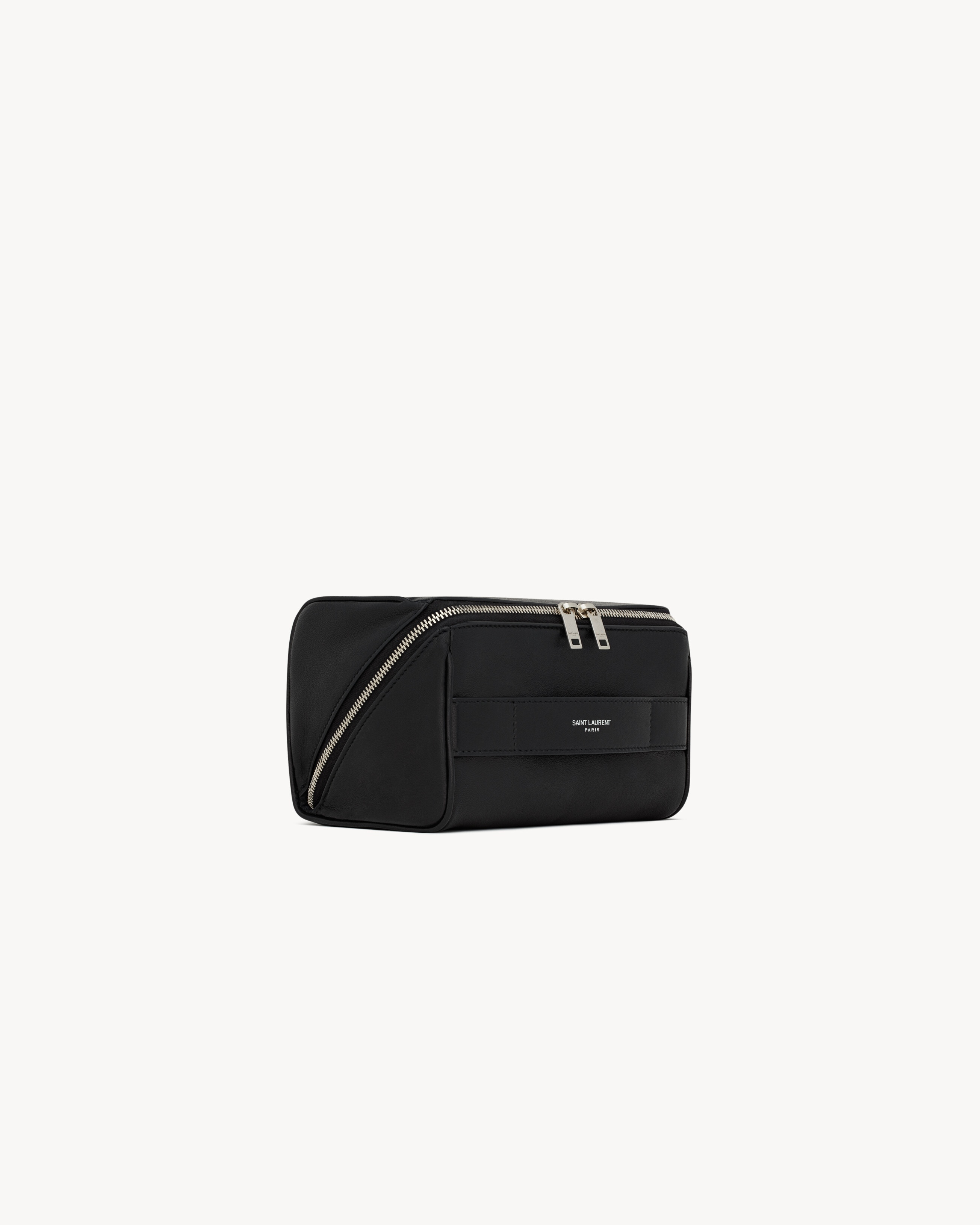 SAINT LAURENT PARIS SMALL VANITY CASE IN SMOOTH LEATHER - 5