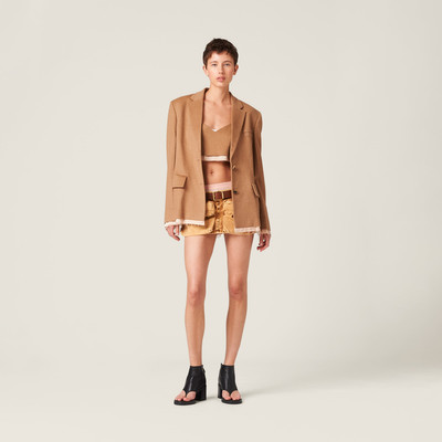 Miu Miu Camel top outlook