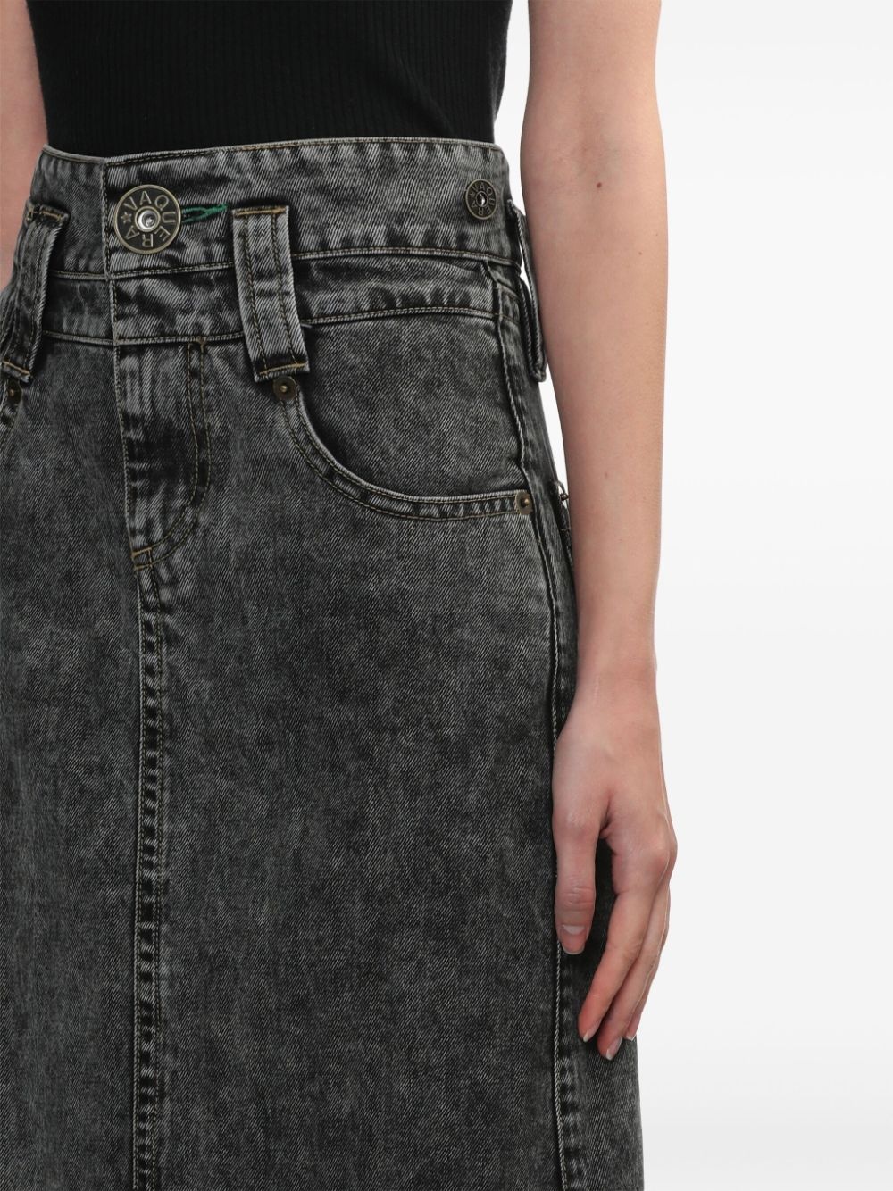 asymmetric maxi skirt - 5