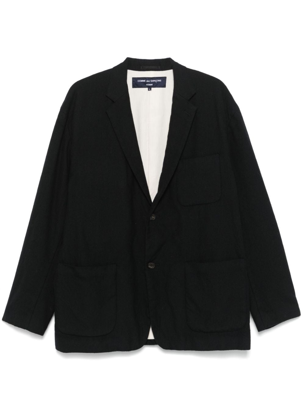 boiled-wool blazer - 1