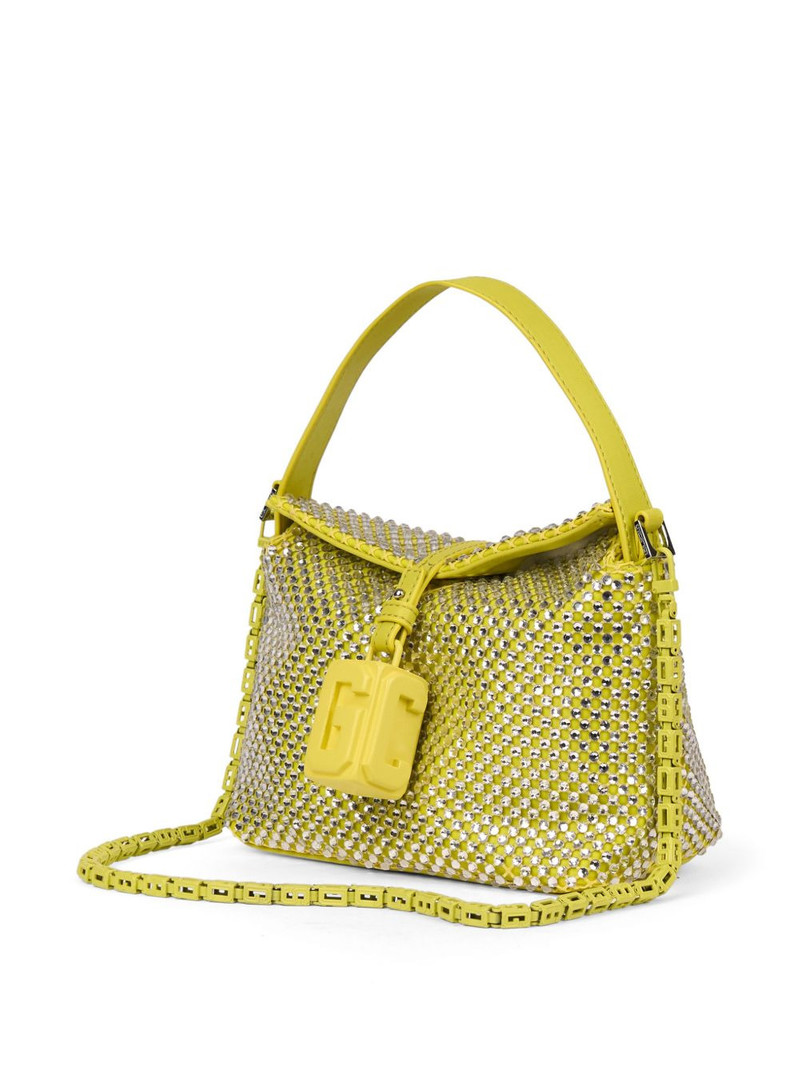 mini Mega Comma crystal-embellished logo-plaque shoulder bag 4