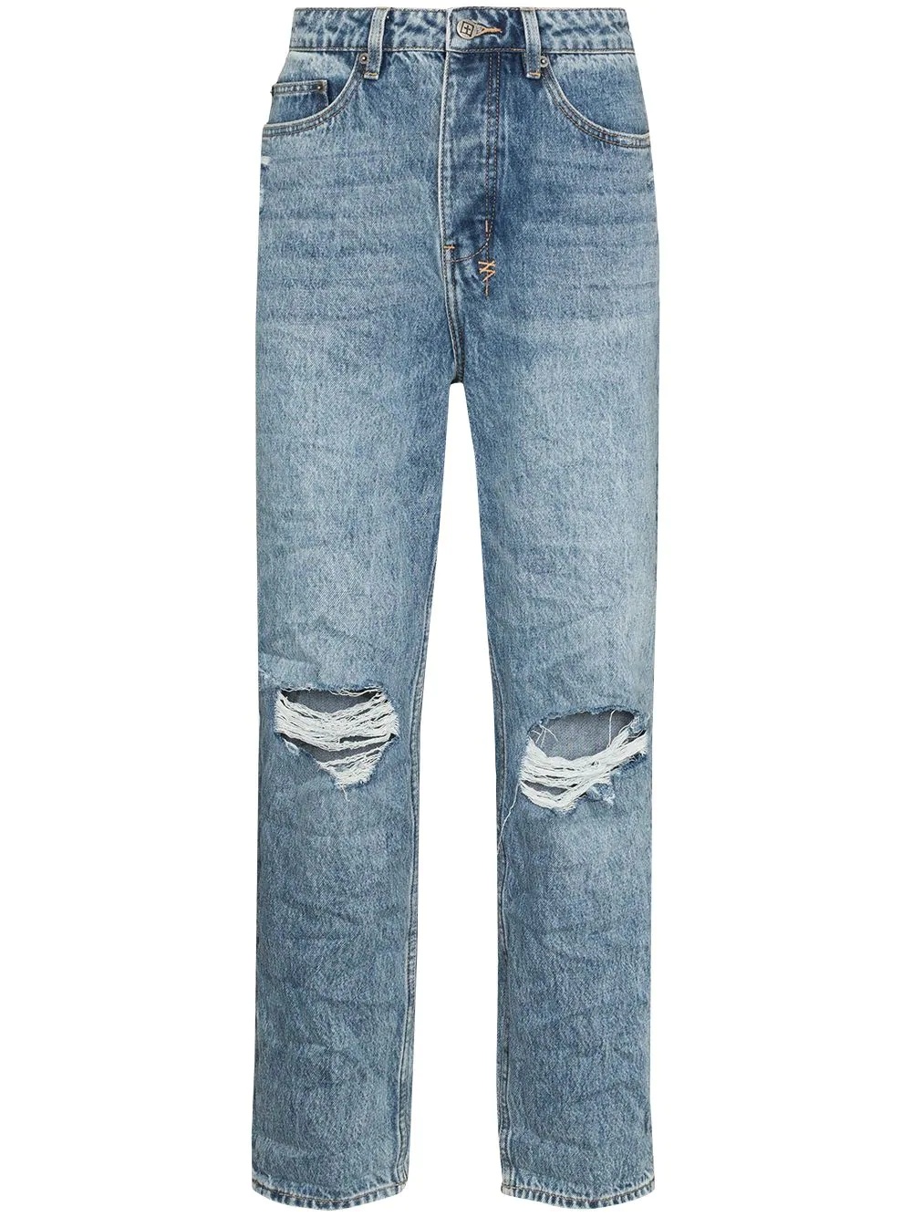 Bullet Vibez stonewashed loose-fit jeans - 1