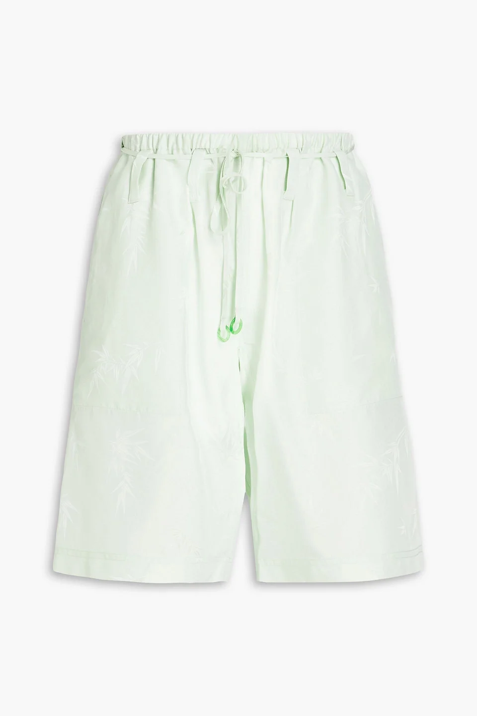 Satin-jacquard shorts - 1