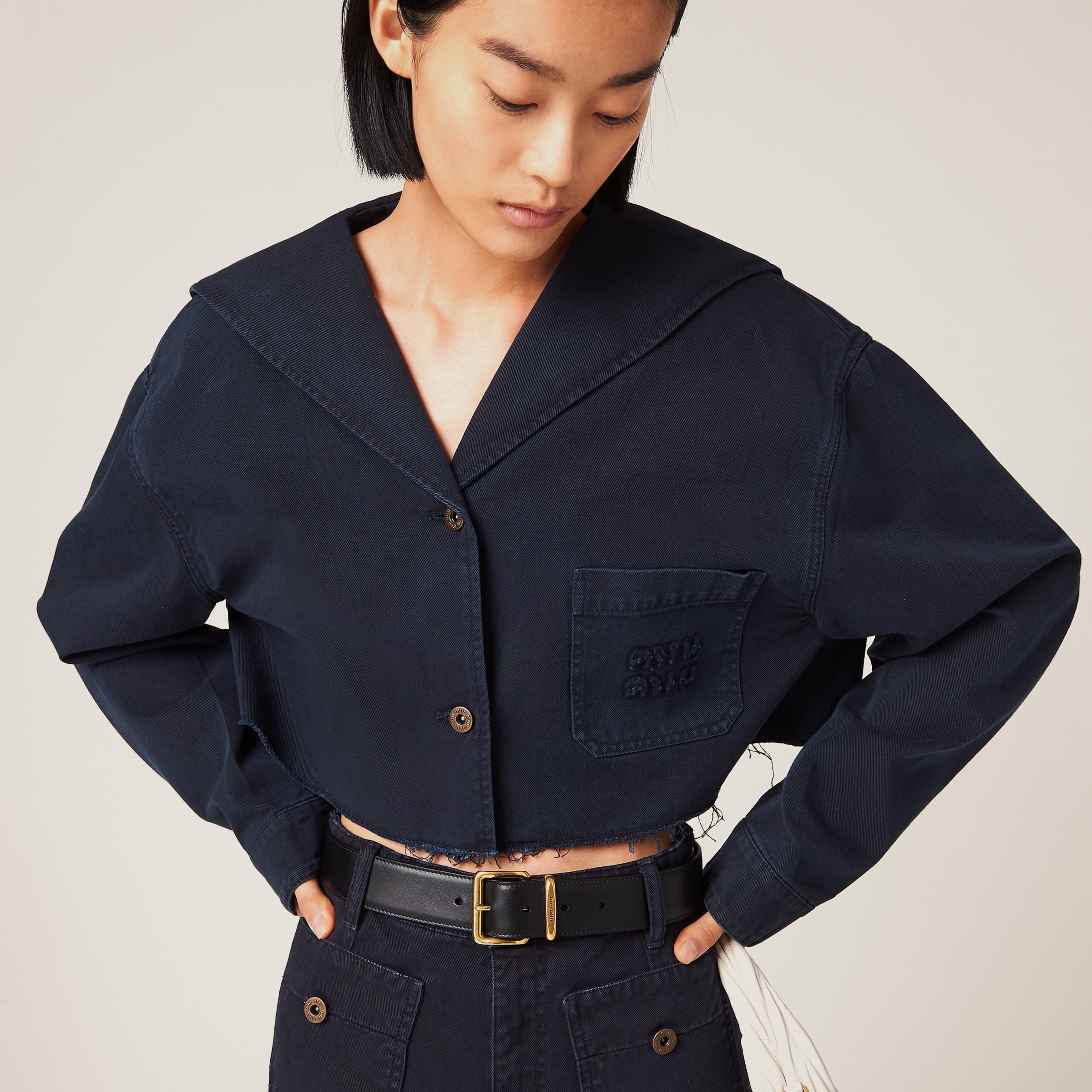 Drill blouson jacket - 4