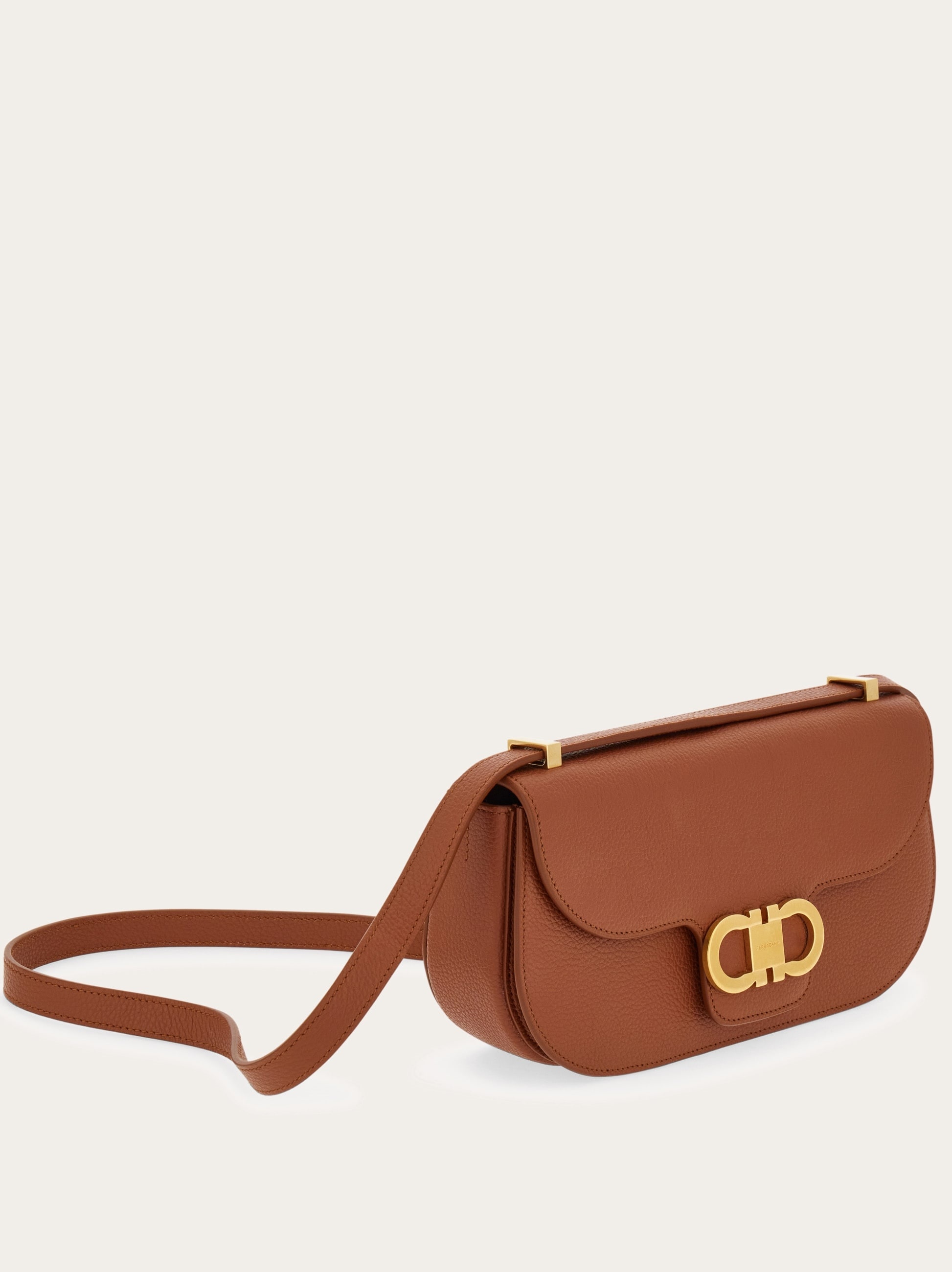 【FERRAGAMO】DOUBLE GANCINI MINI BAG Ferragamo Double Gancini Leather Mini Bag | Black | FARFETCH CA