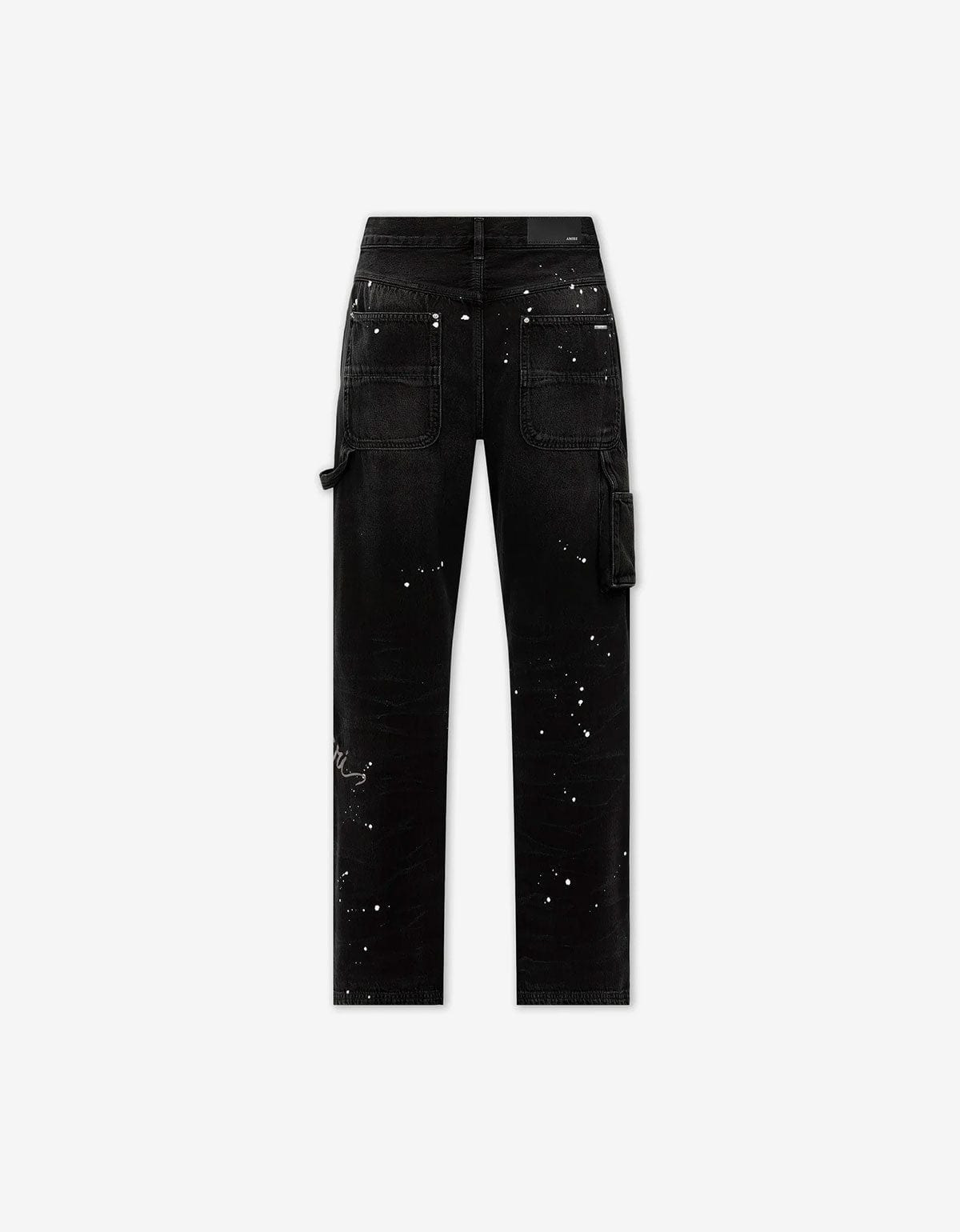 Amiri Black Bleach Bandana Carpenter Jeans - 3
