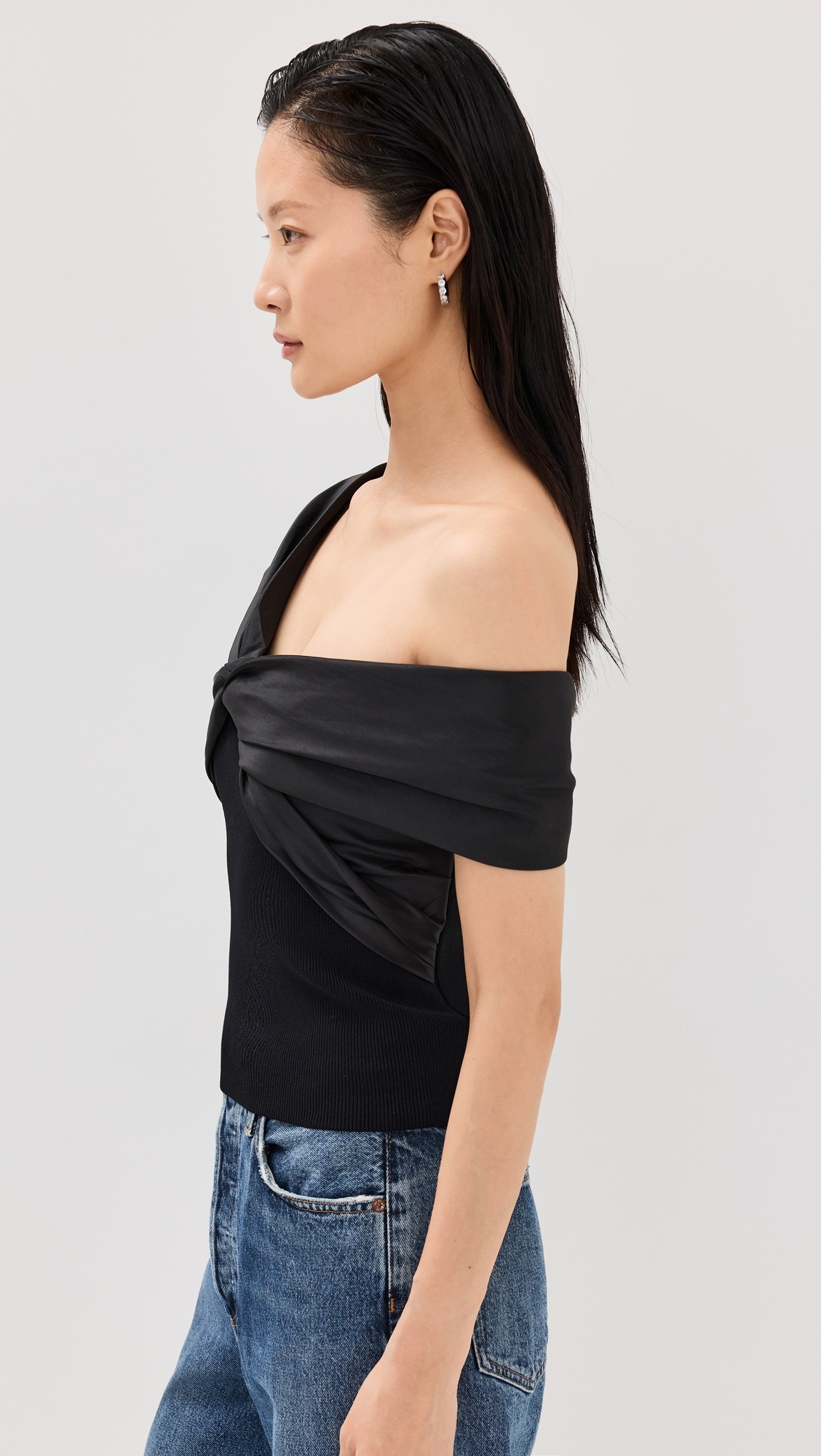 Celiana Knit Combo Top - 3