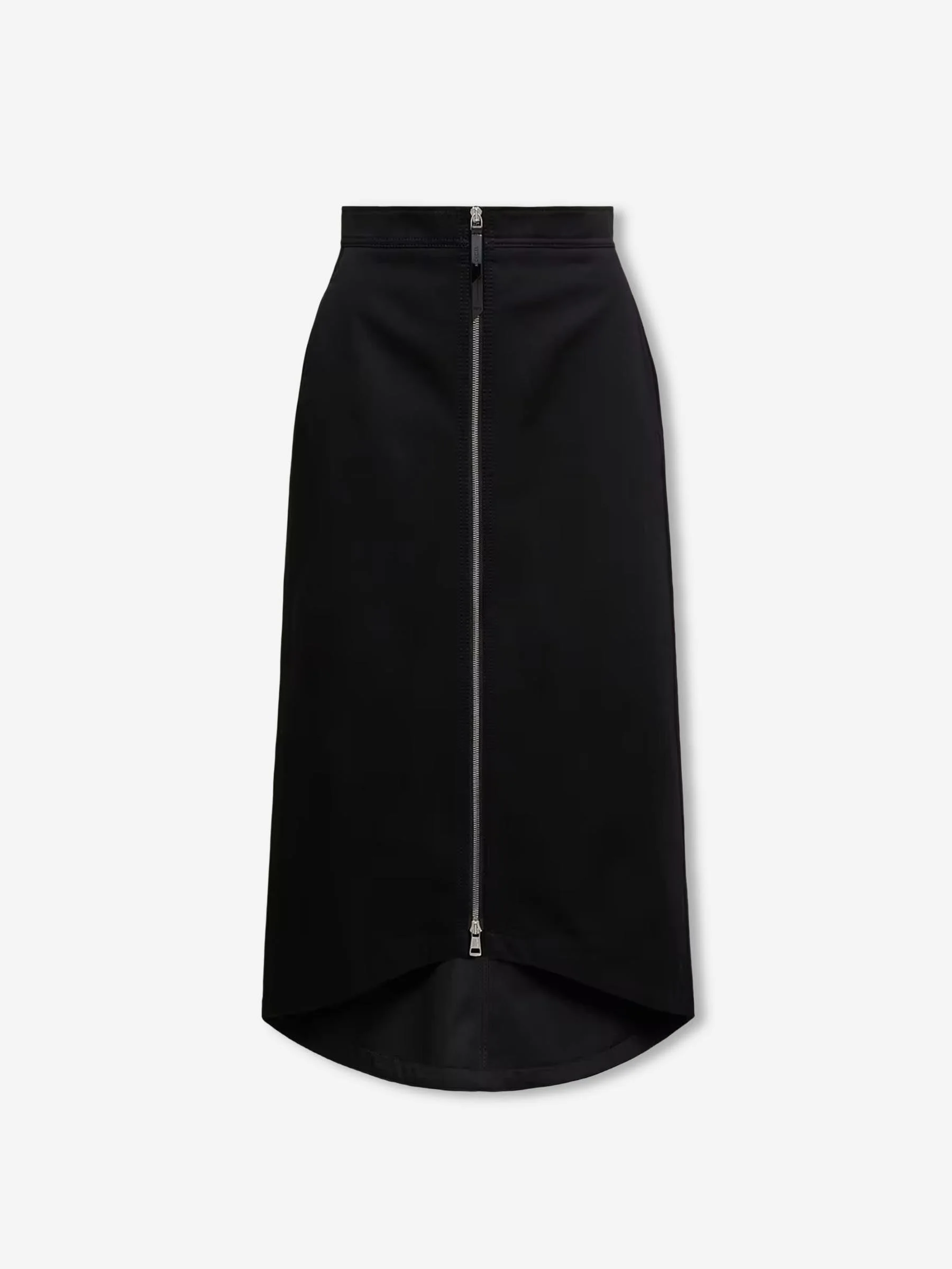 MIDI GABARDINE SKIRT - 1
