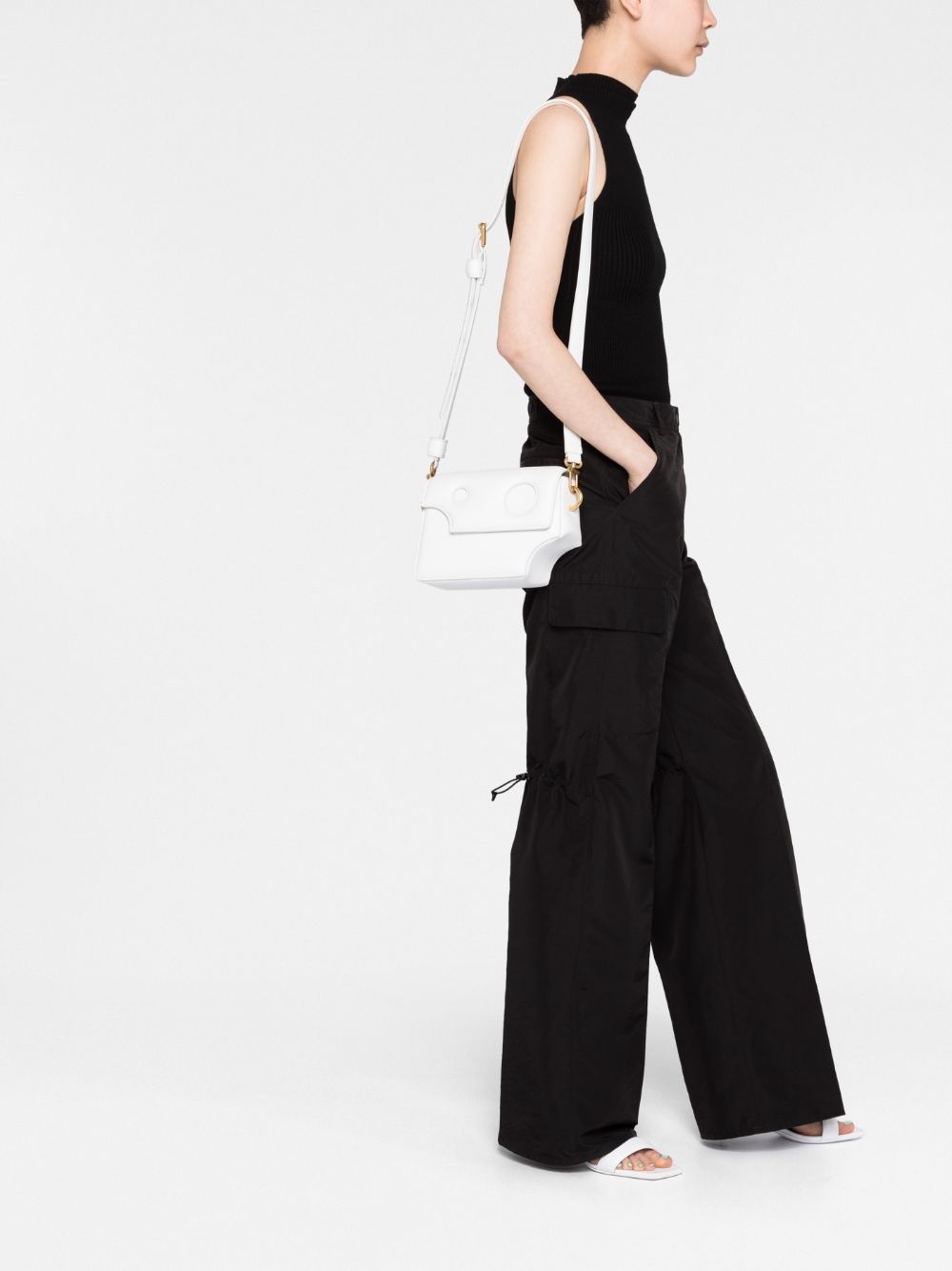 Burrow leather shoulder bag - 2