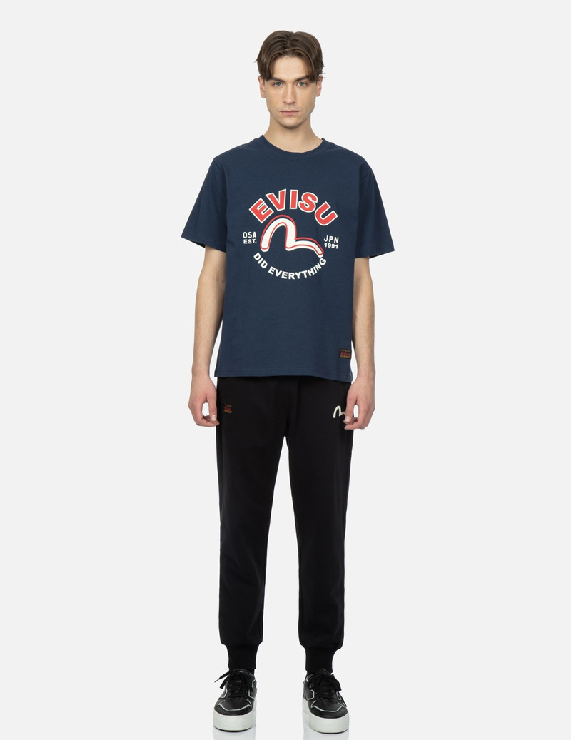 LOGO AND SLOGAN PRINT SWEATPANTS 6