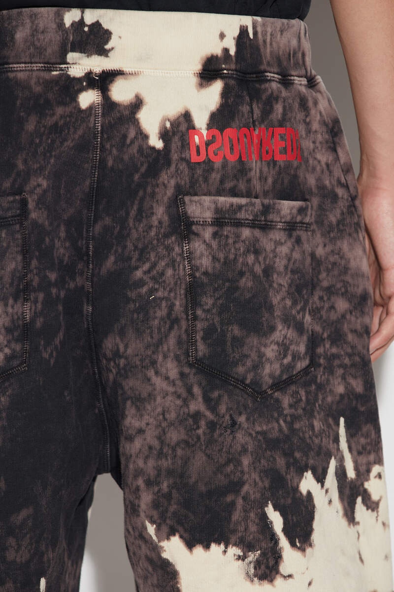 D2 REVERSE TIE&DYED LONG ARNOLD SHORT - 5